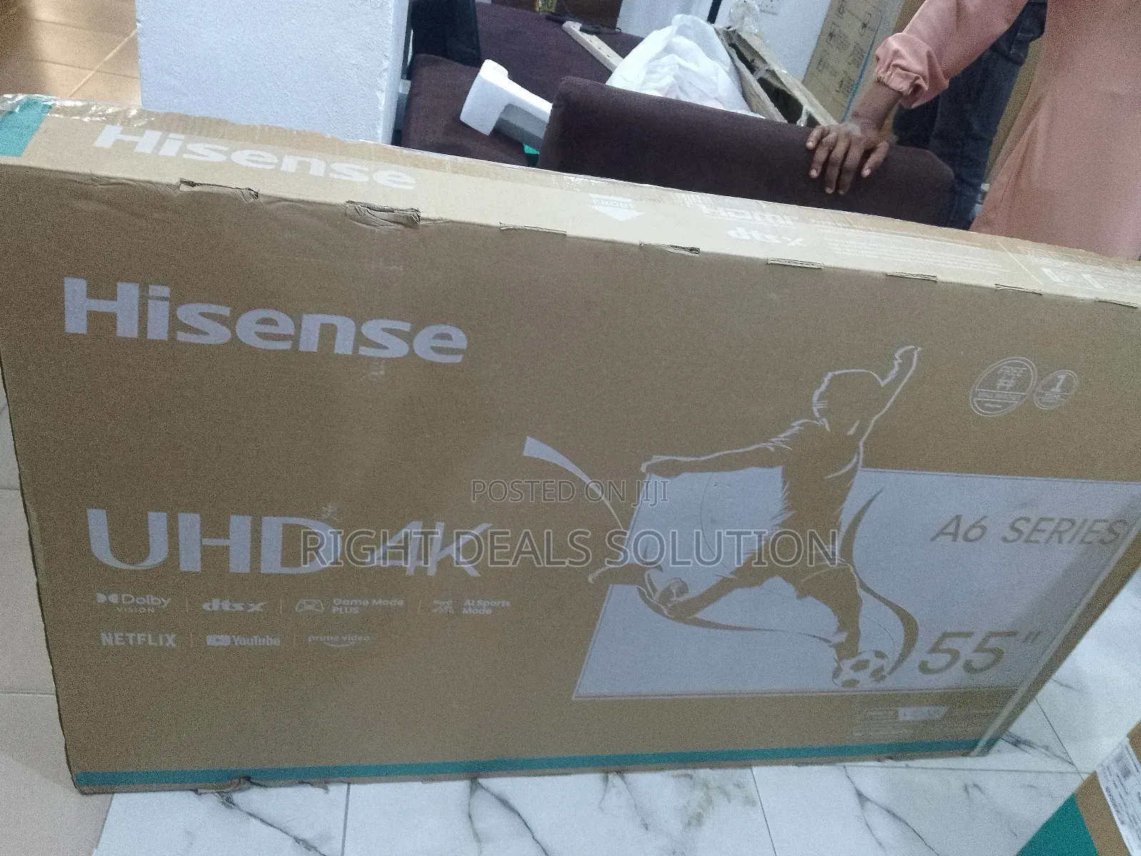 Smart and Sleek: Hisense 55-Inch Android Tv for Modern Homes
