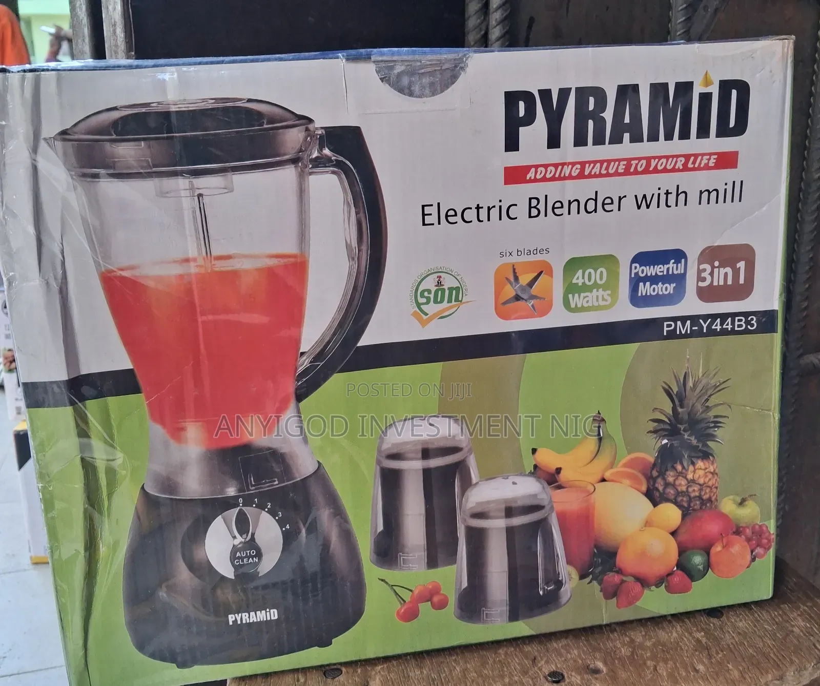 Pyramid Blender And Grinder 3-1