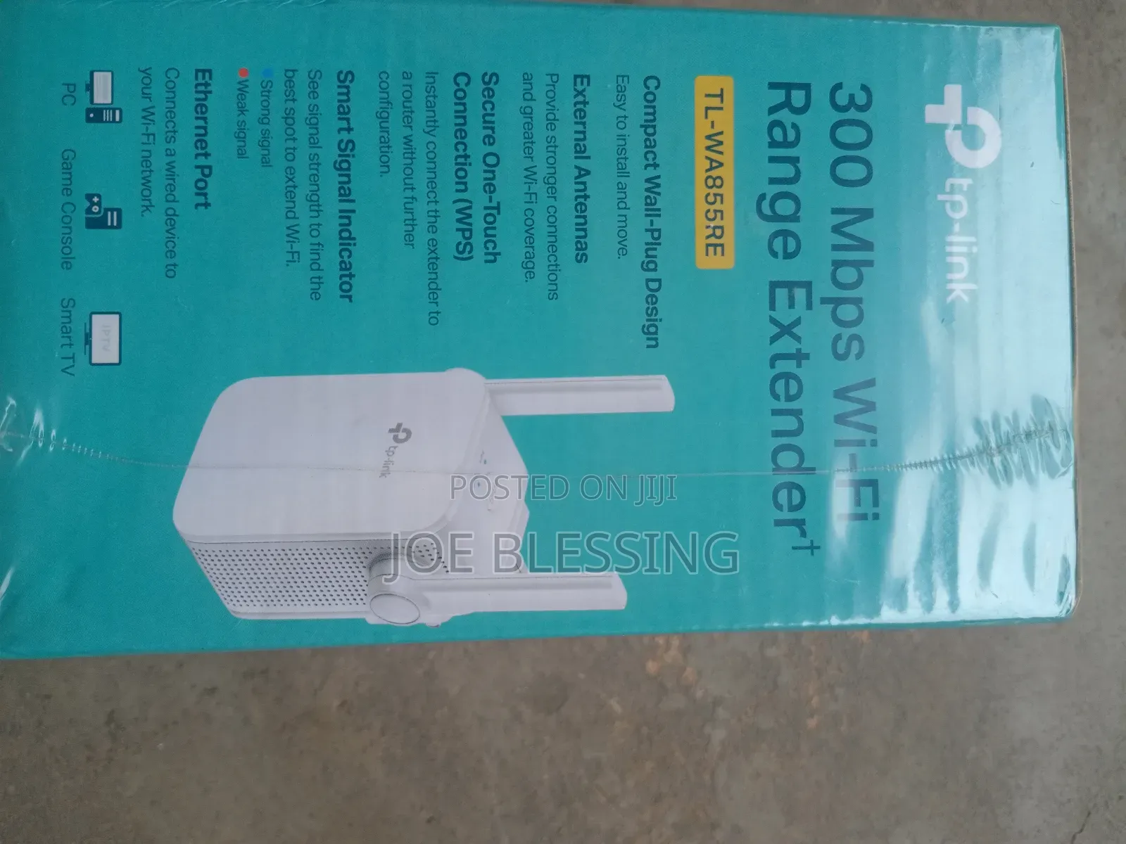 Tp_link Wifi Range Extender N300 2x2, Mimo 300mbps, 2.4 GHZ
