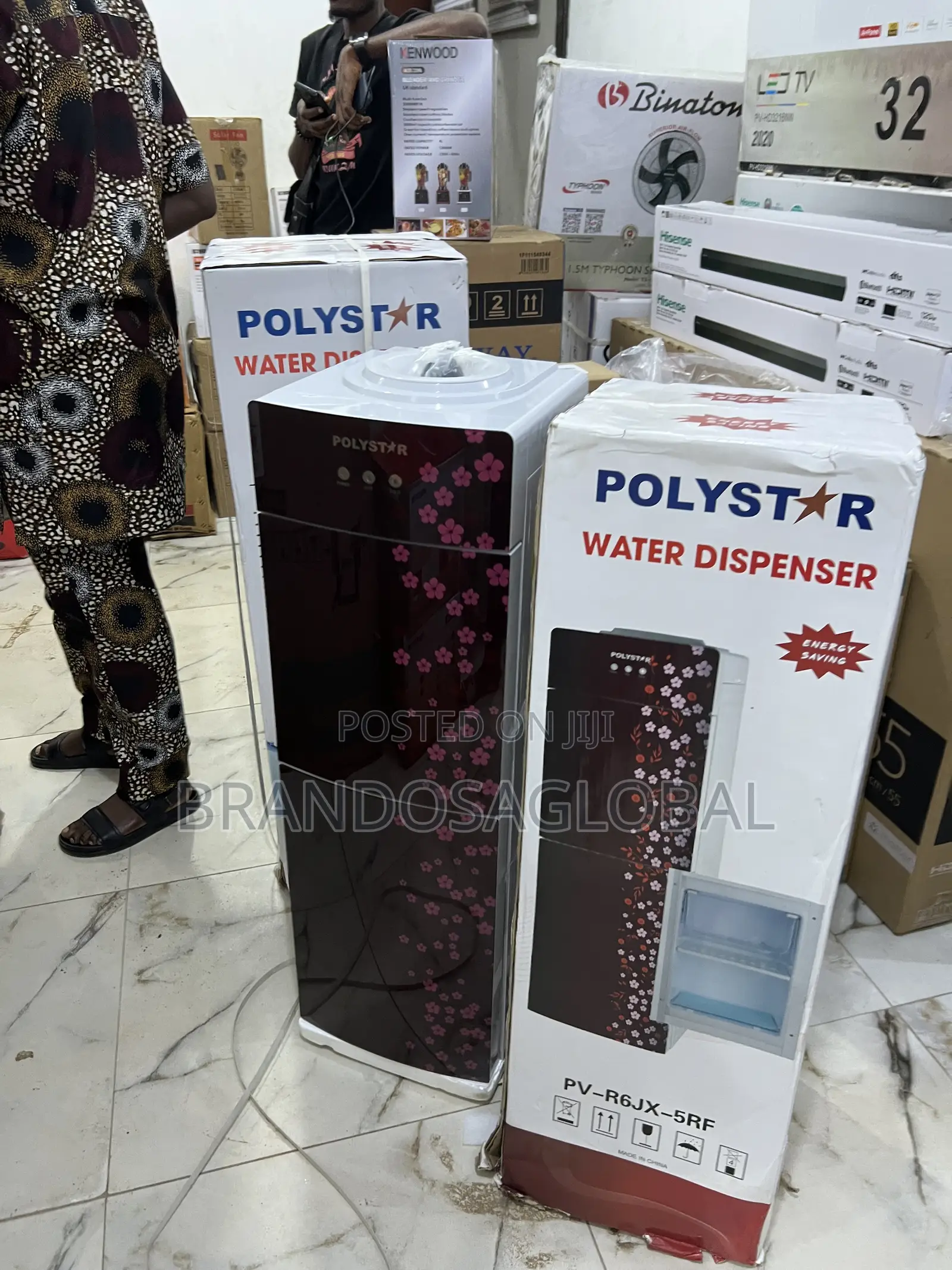 Polystar Pv-R6jx-5rf Floor Standing Water Dispenser | Built-in Storage