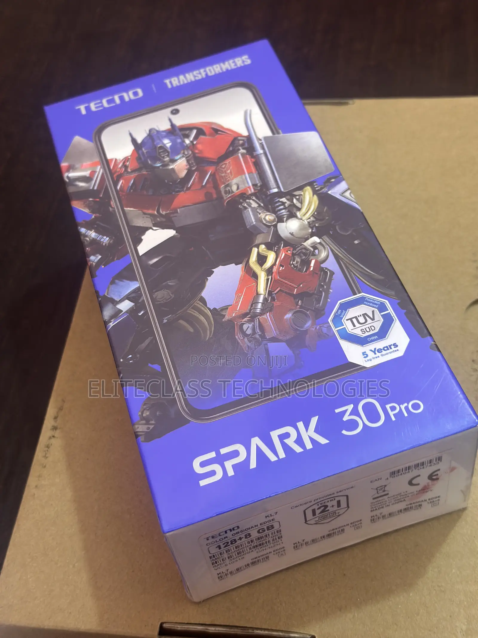 New Tecno Spark 30 Pro 256 GB Black
