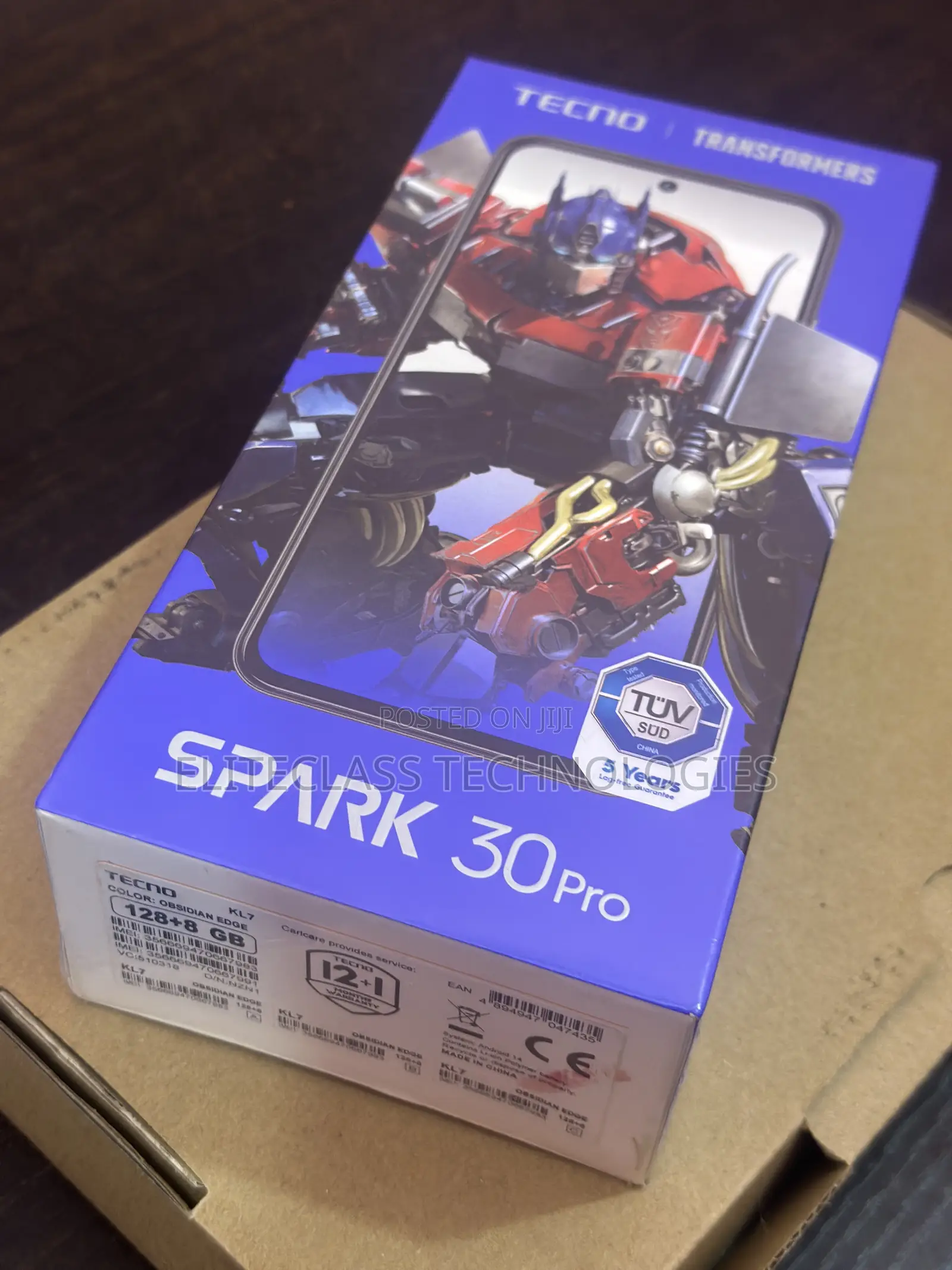 New Tecno Spark 30 Pro 256 GB Black