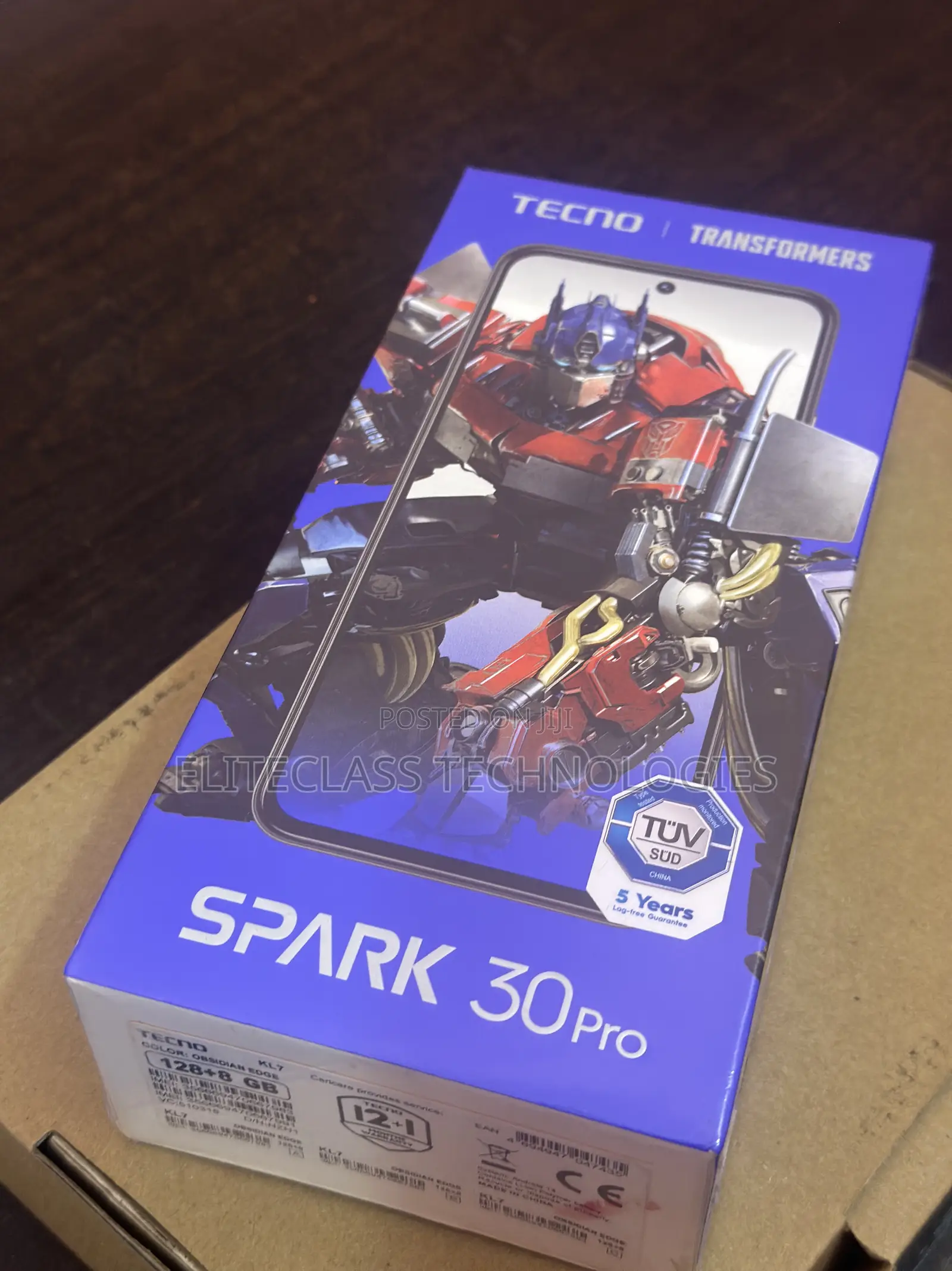 New Tecno Spark 30 Pro 256 GB Black