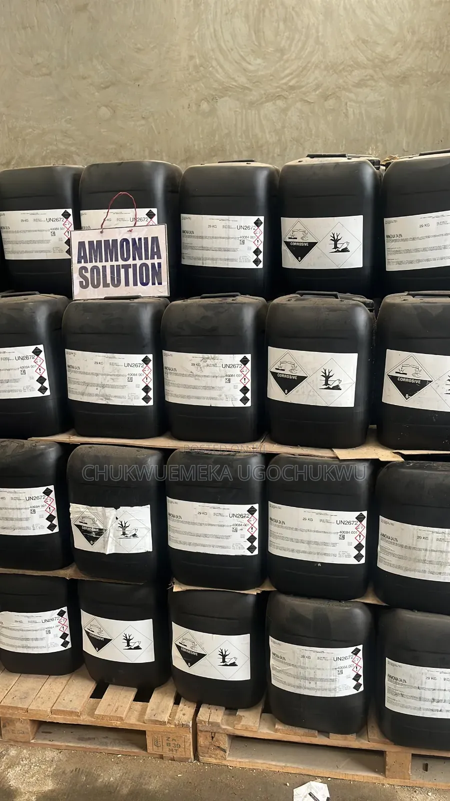 Ammonia Liquid. Ammonia Solution