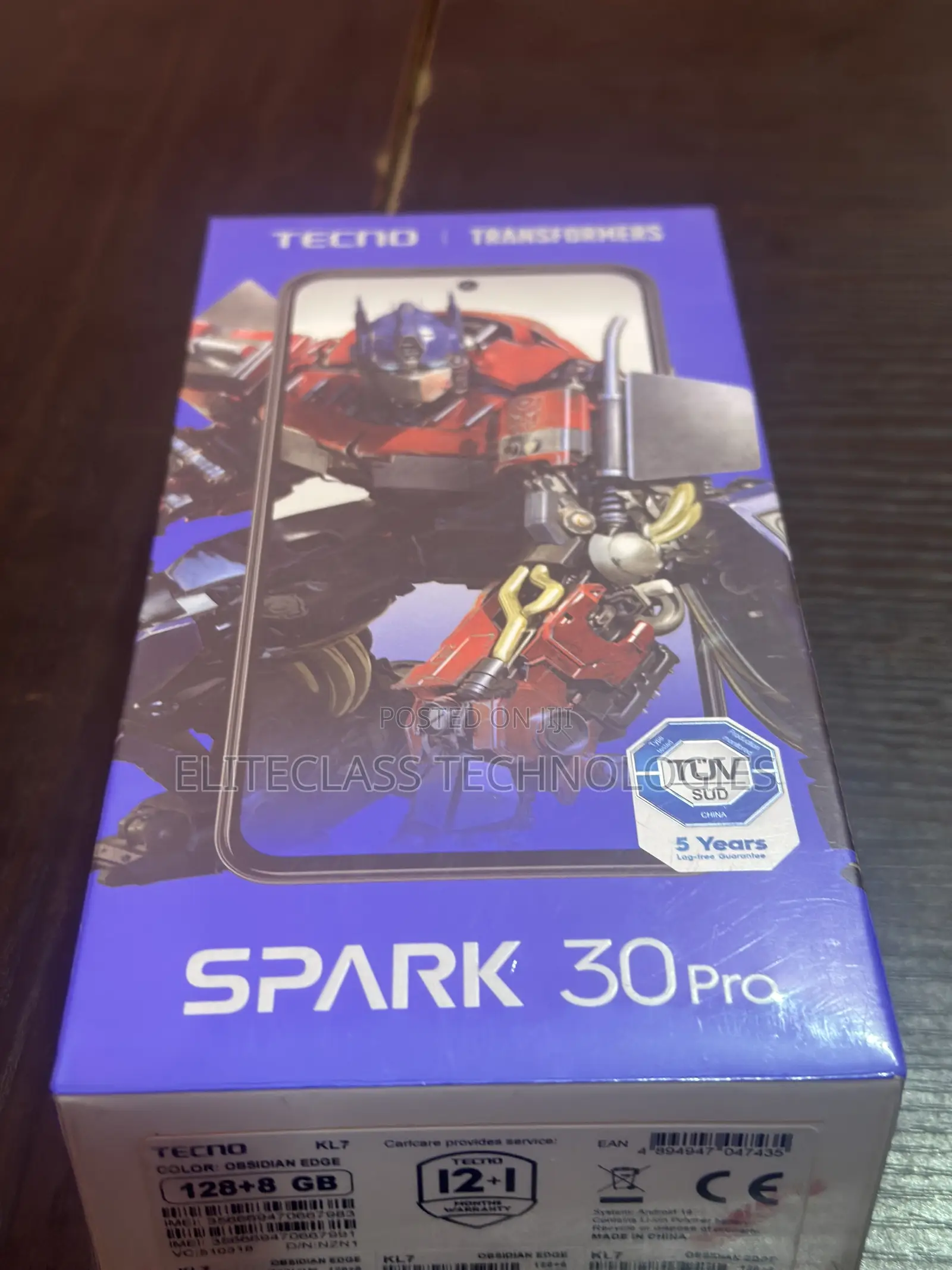 New Tecno Spark 30 Pro 256 GB Black