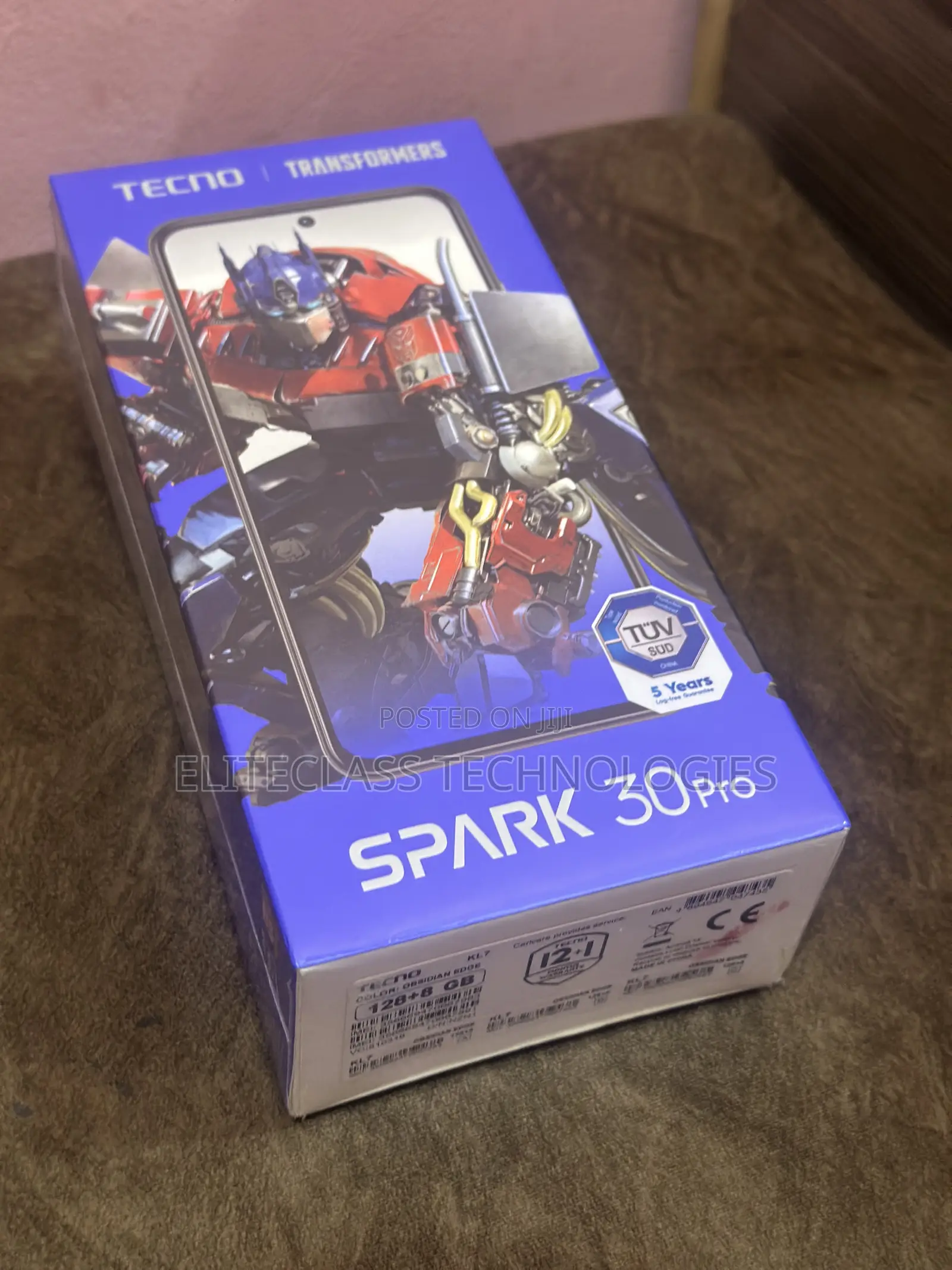 New Tecno Spark 30 Pro 256 GB Black