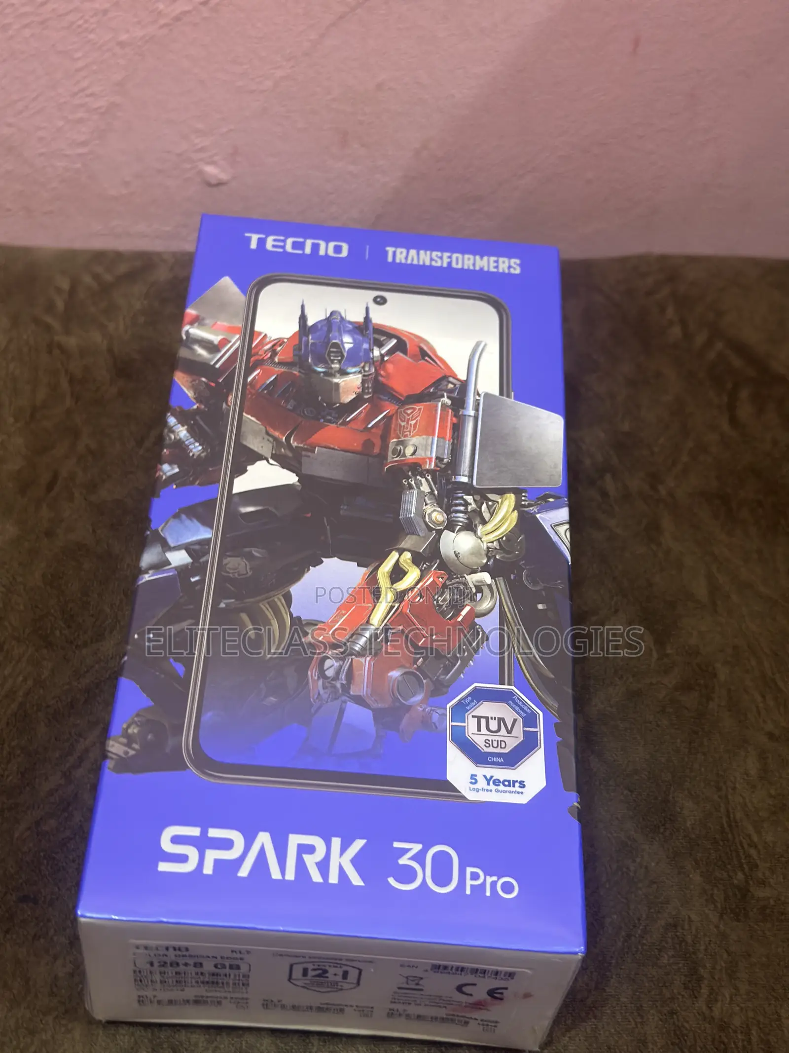 New Tecno Spark 30 Pro 256 GB Black