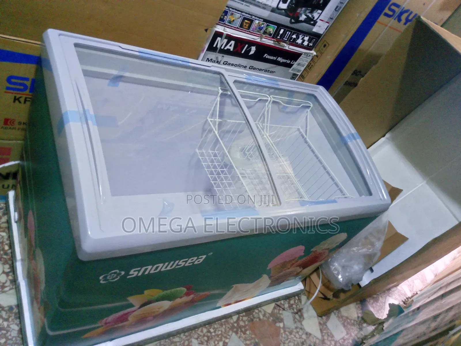 Snow Sea Ice Cream Freezer 4ft Low Voltage