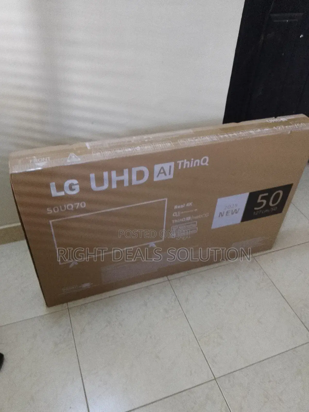 Sleek Lg 50" Uhd Smart Tv for Home Theater