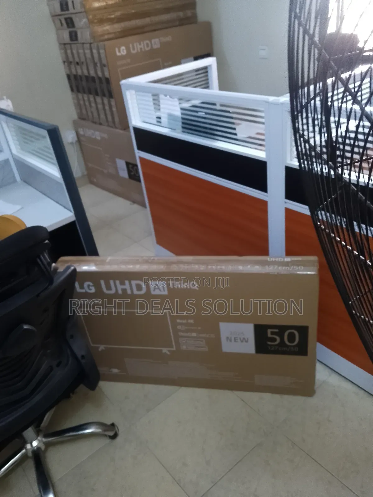 Sleek Lg 50" Uhd Smart Tv for Home Theater