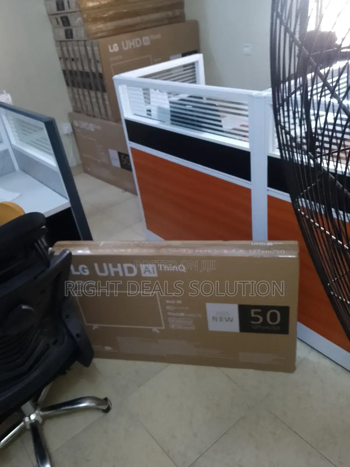 Sleek Lg 50" Uhd Smart Tv for Home Theater
