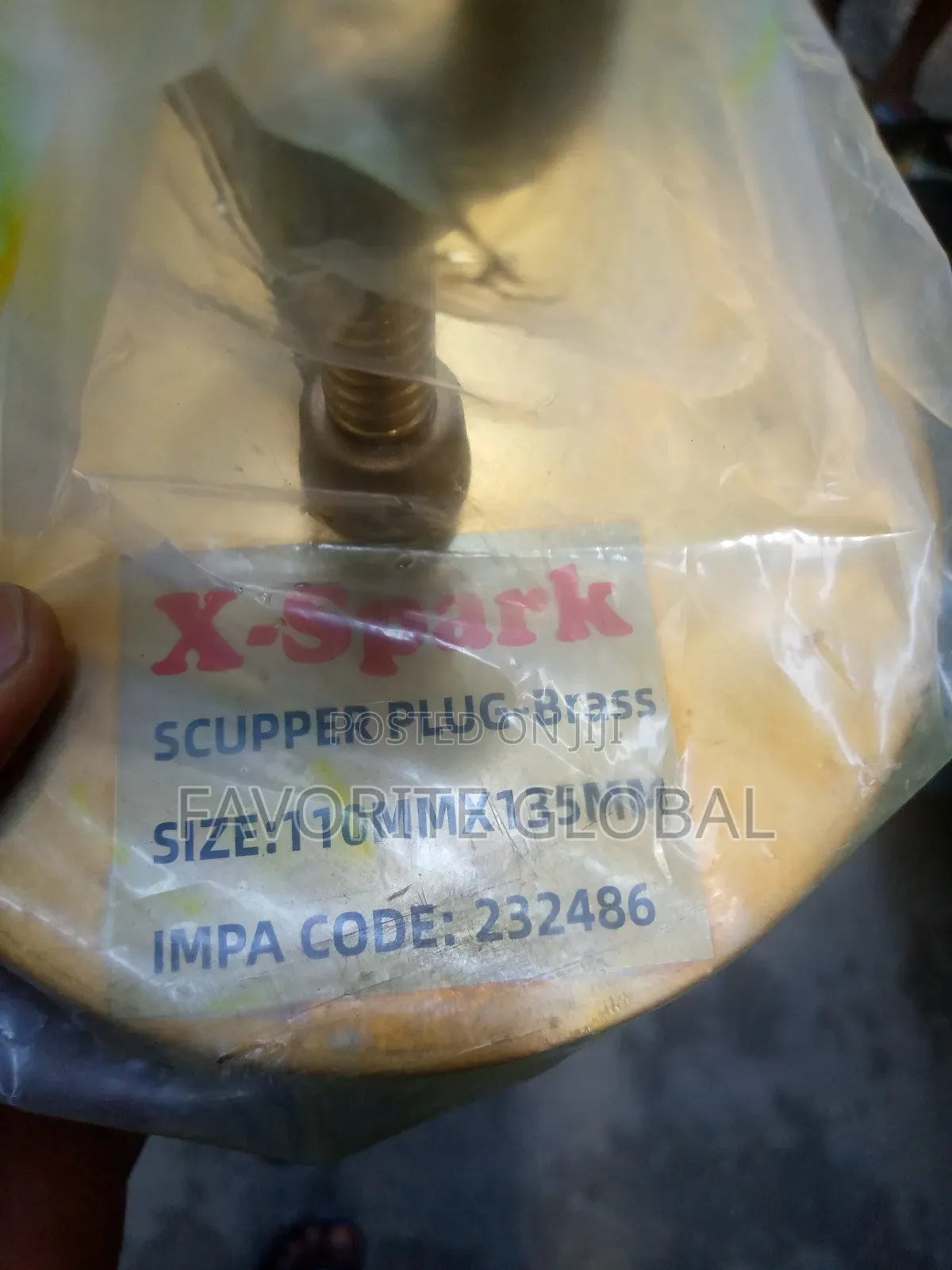 Scupper Plugs Brass