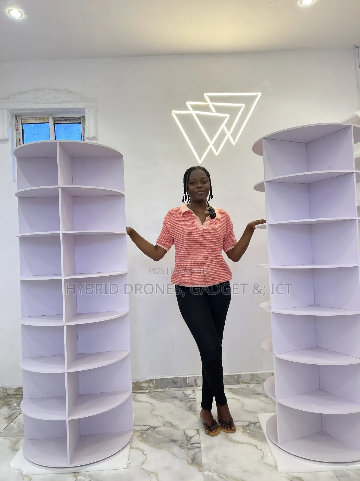 7 Layer Rotating Shoe / Bag Rack for Home Business