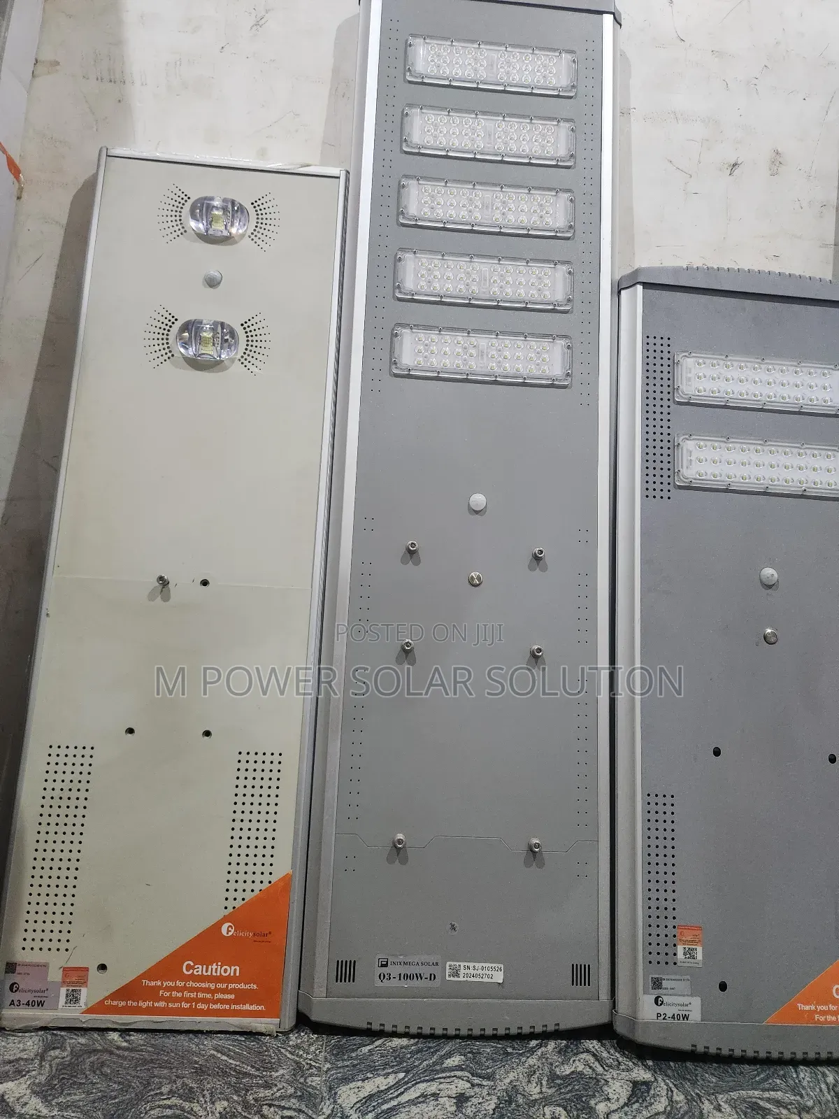 40w A3 Felicity Solar Street Lights