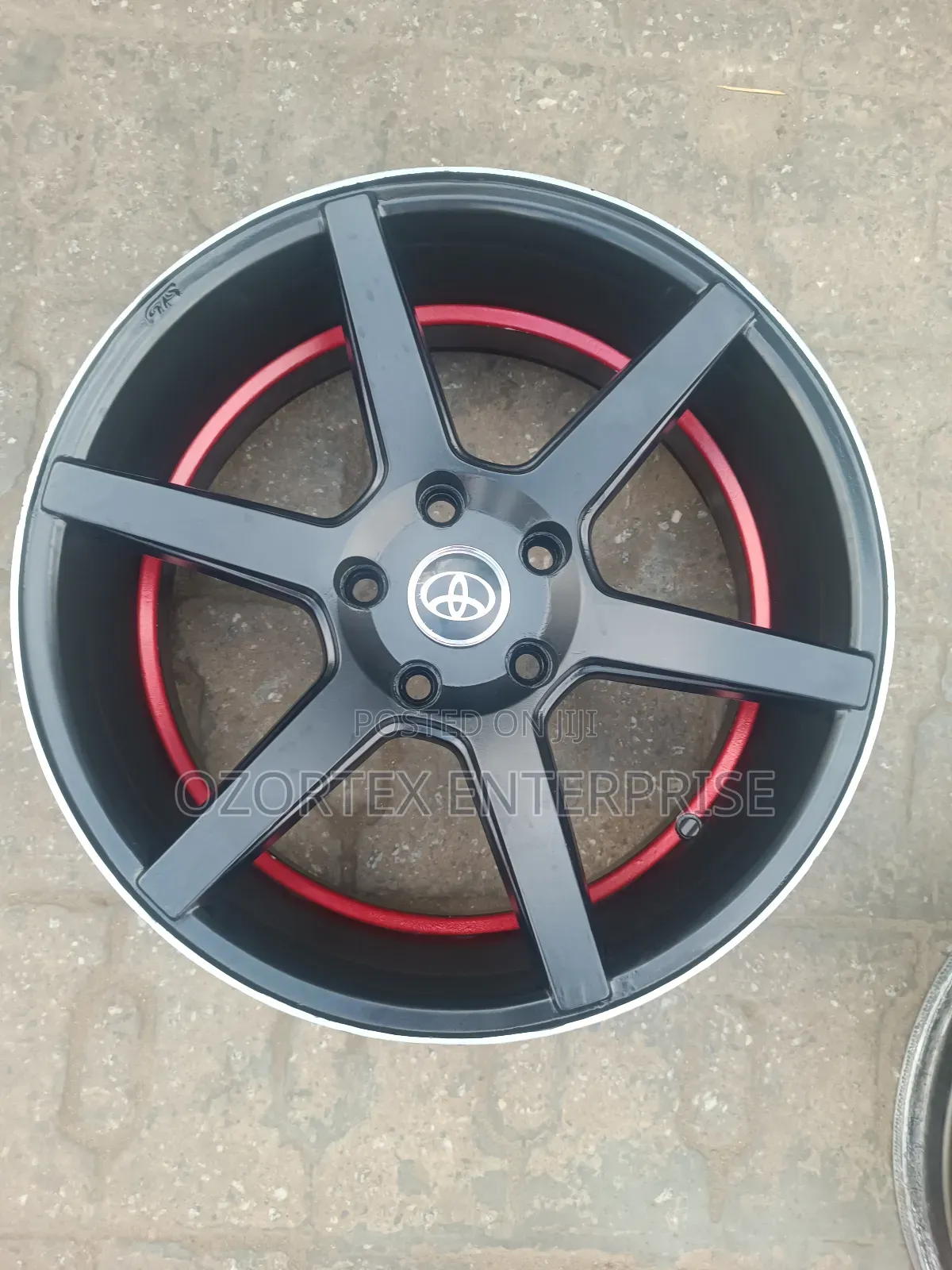 17inches Rim For Lexus Black And Red