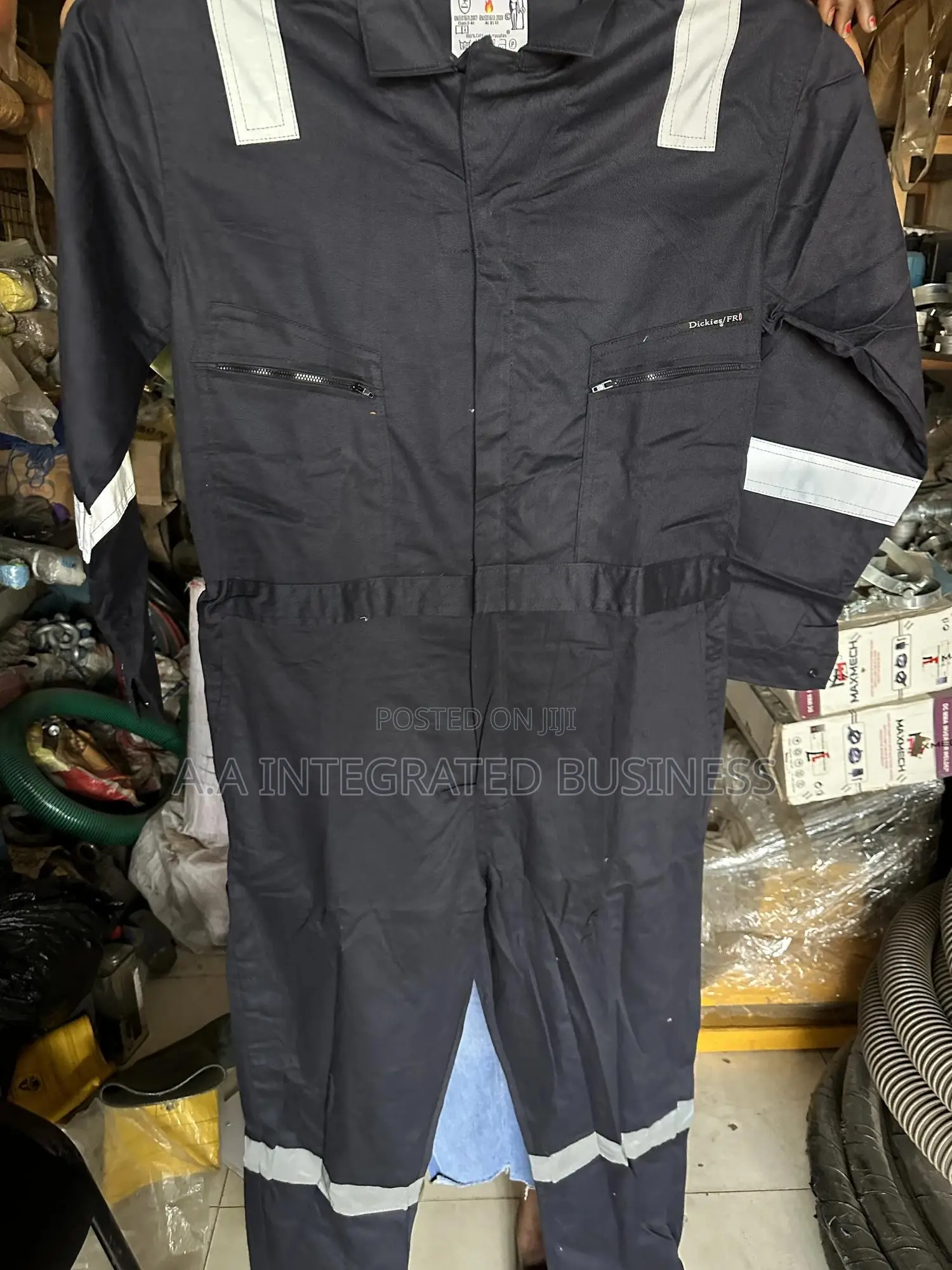 Fire Retardant Blue Coverall Gown