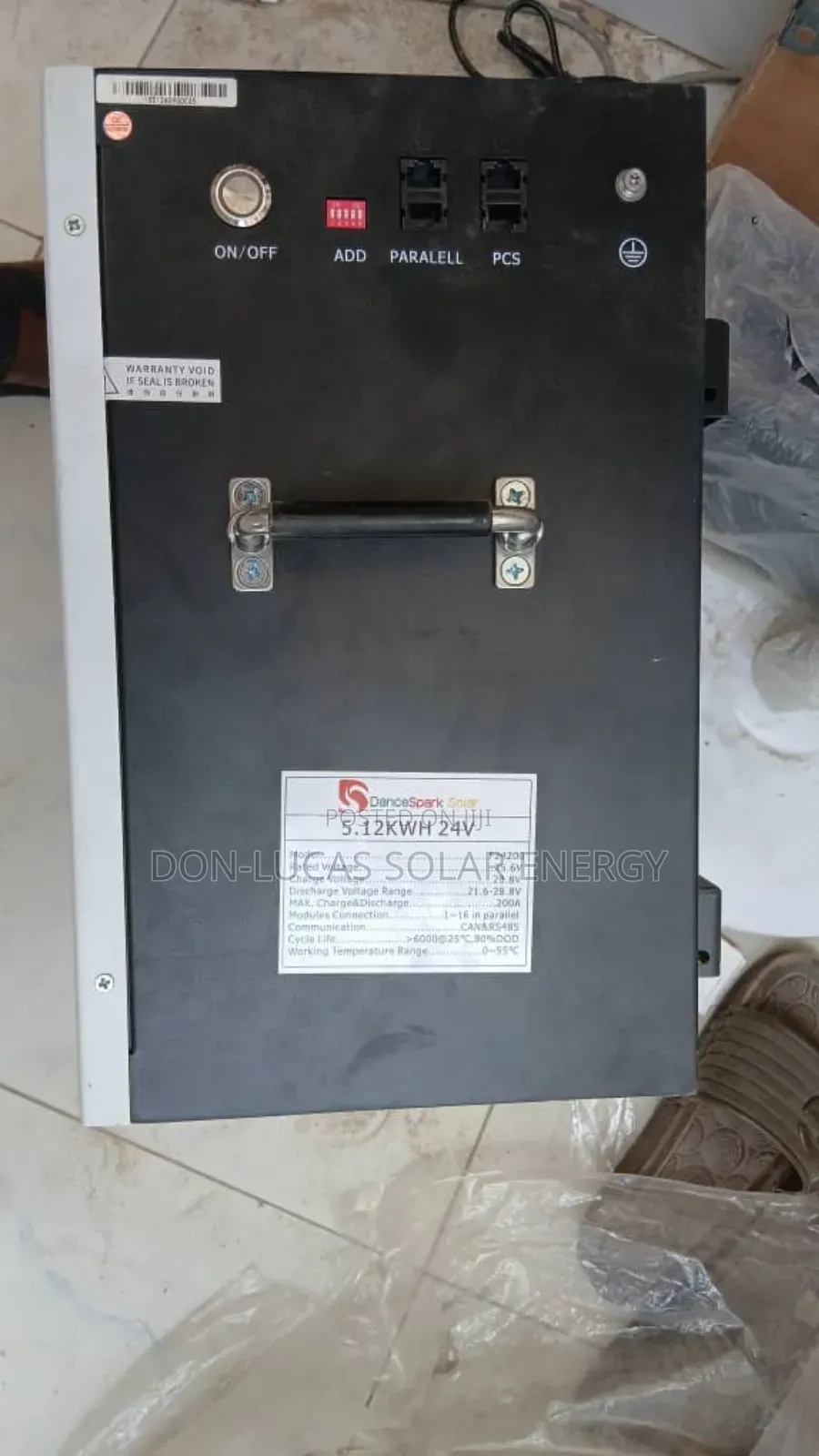 Dance Lithium Ion Battery 5kwh 24v