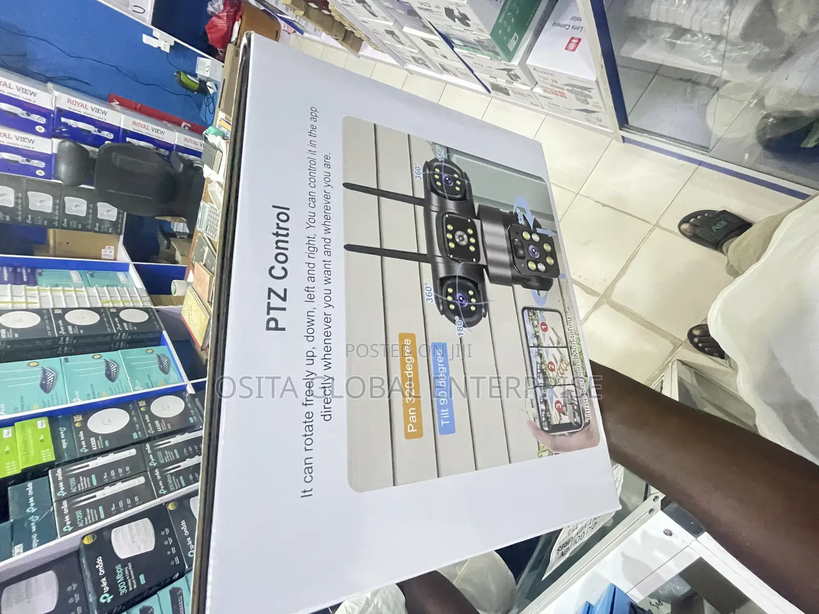 T30 Triple Lens Intelligent PTZ Solar Camera 9mp