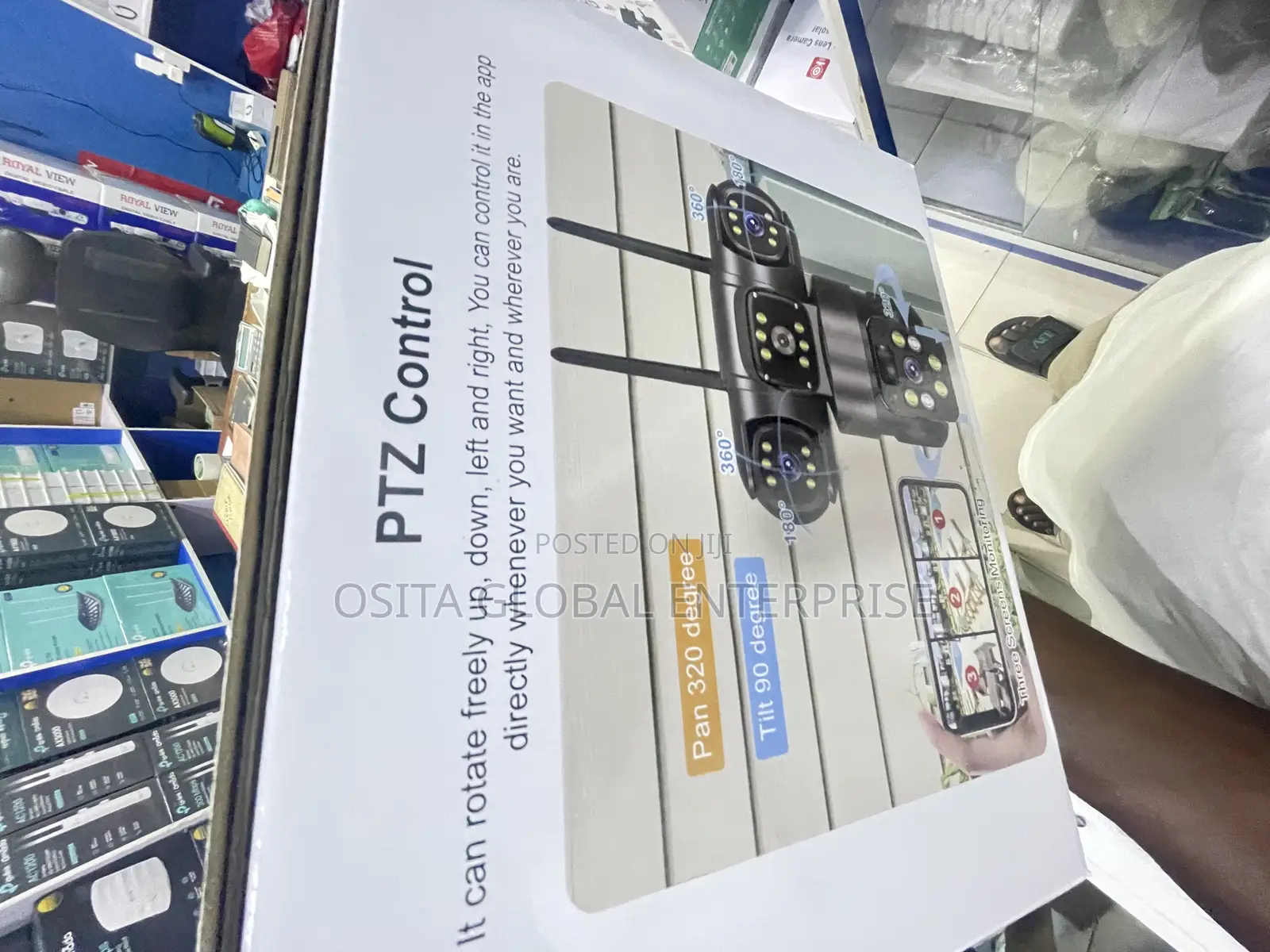 T30 Triple Lens Intelligent PTZ Solar Camera 9mp