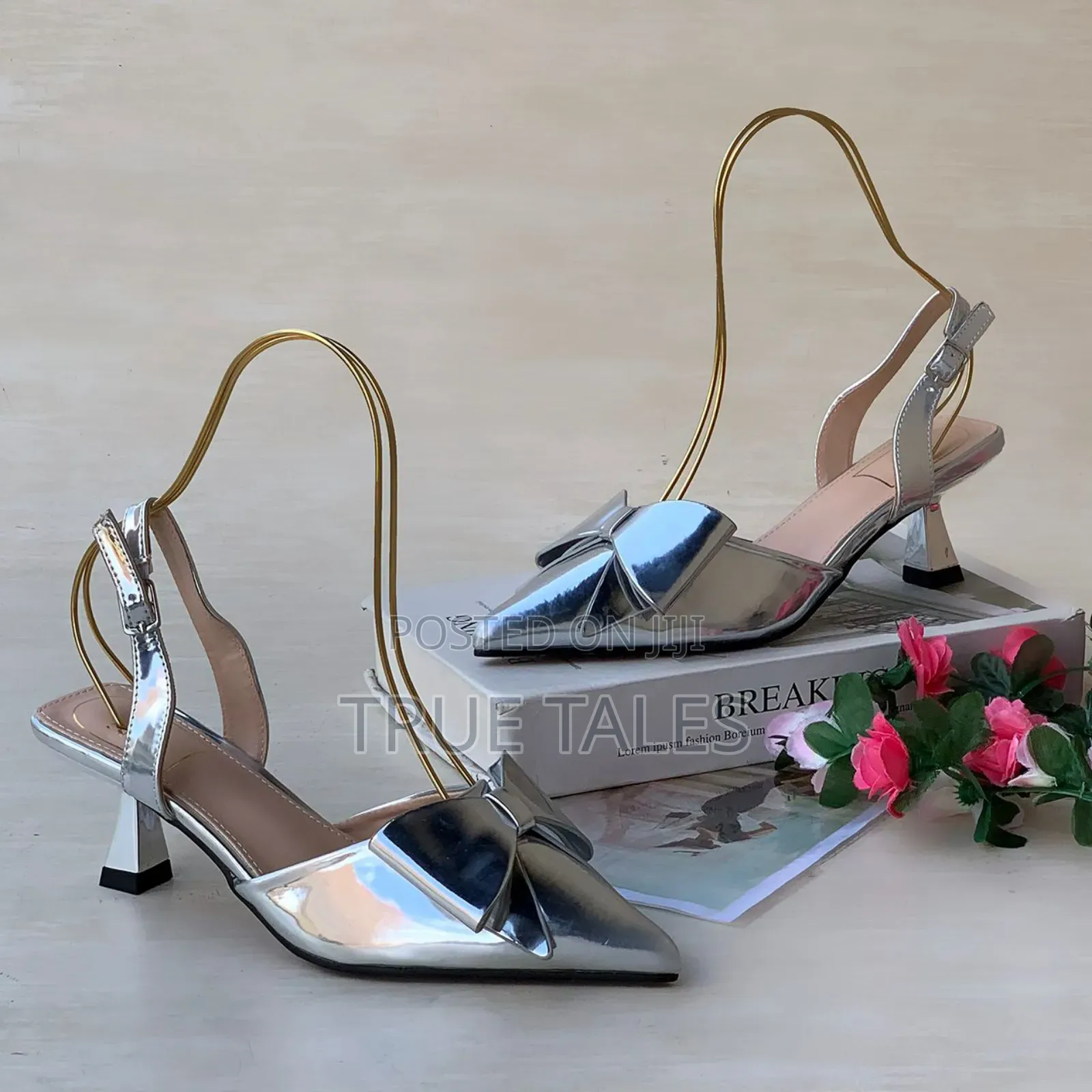 Classy Women's Pointed-toe Kittenheels With Bow Design.Sizes 37-42.#Eb