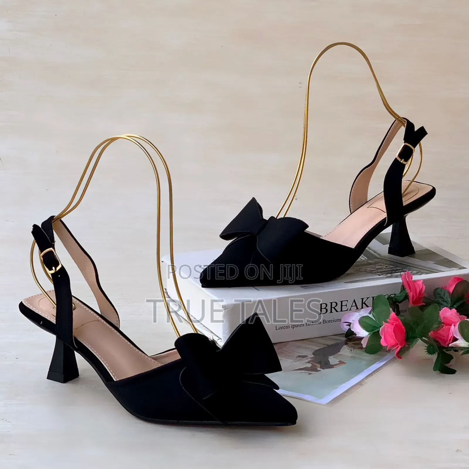 Classy Women's Pointed-toe Kittenheels With Bow Design.Sizes 37-42.#Eb