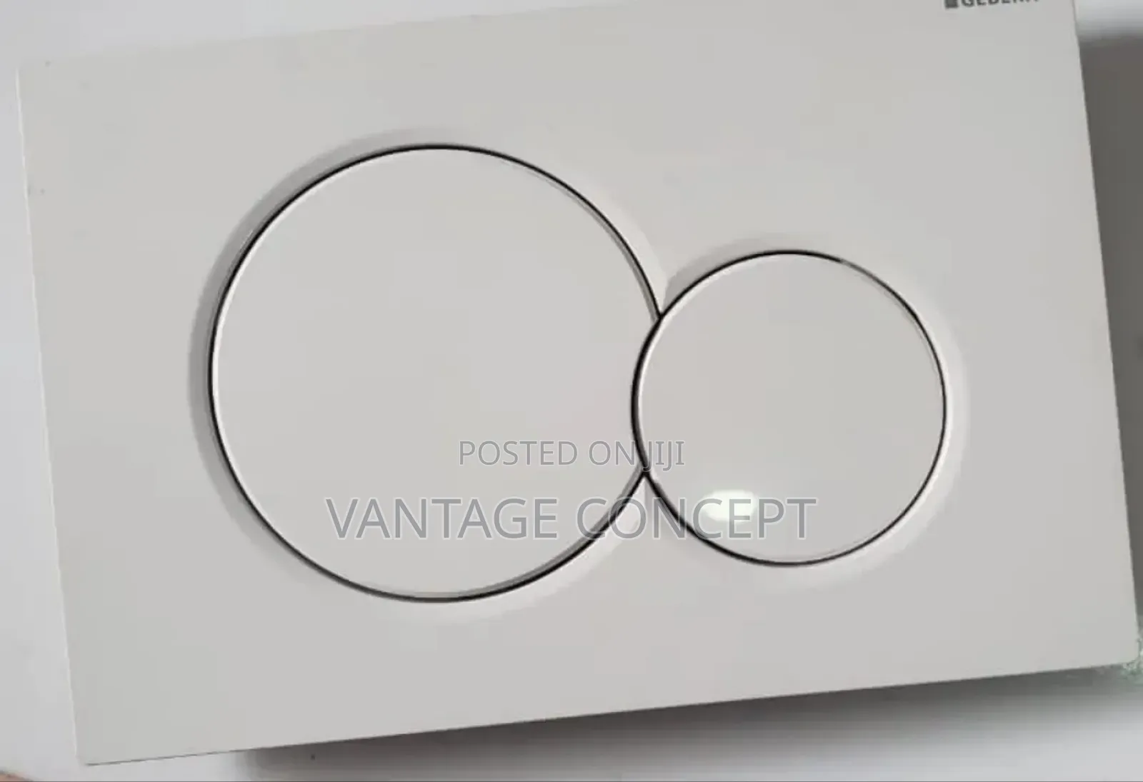 White Colour Flush Plate