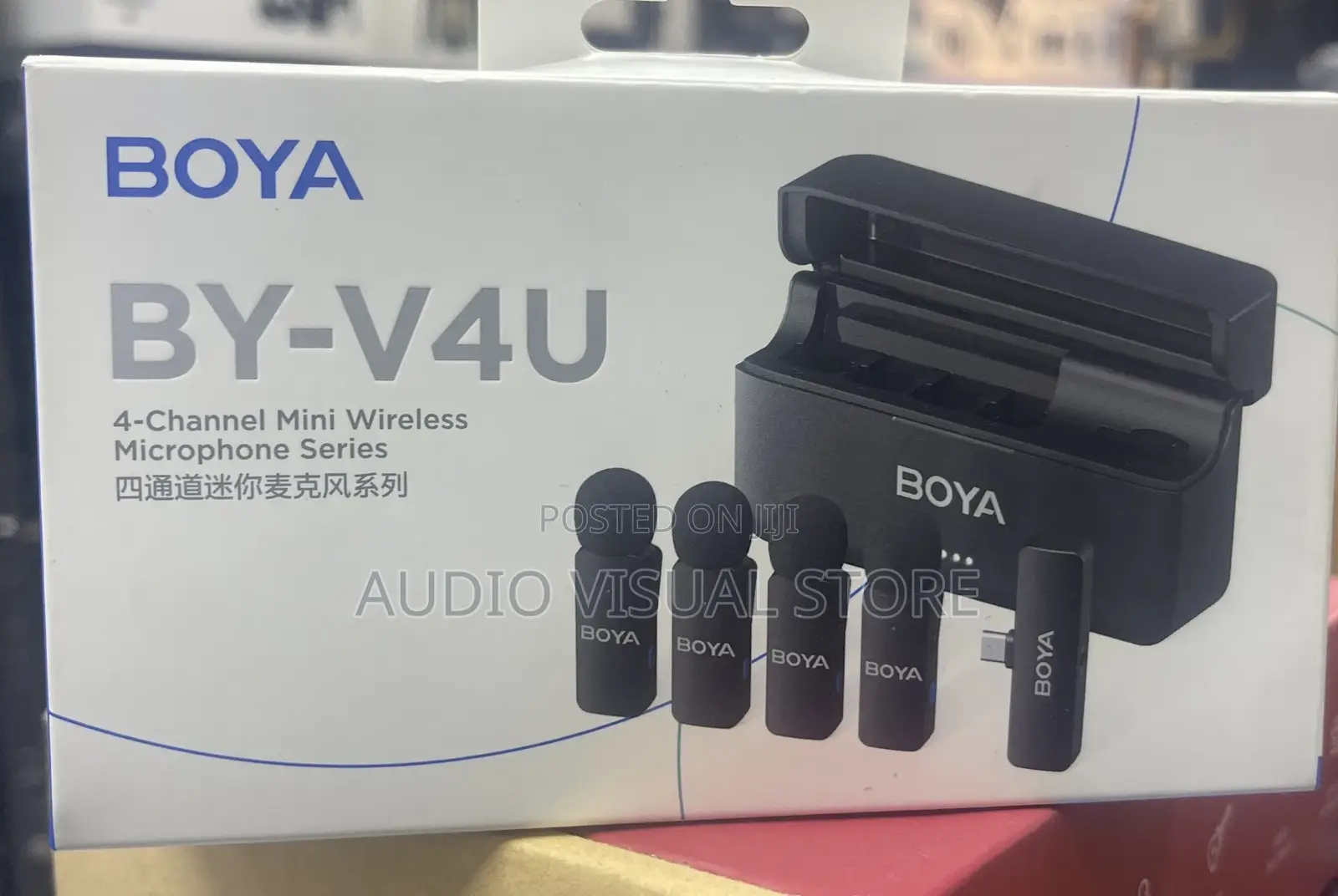 Boya by-V4u Ultracompact 4-Person Wireless Microphone
