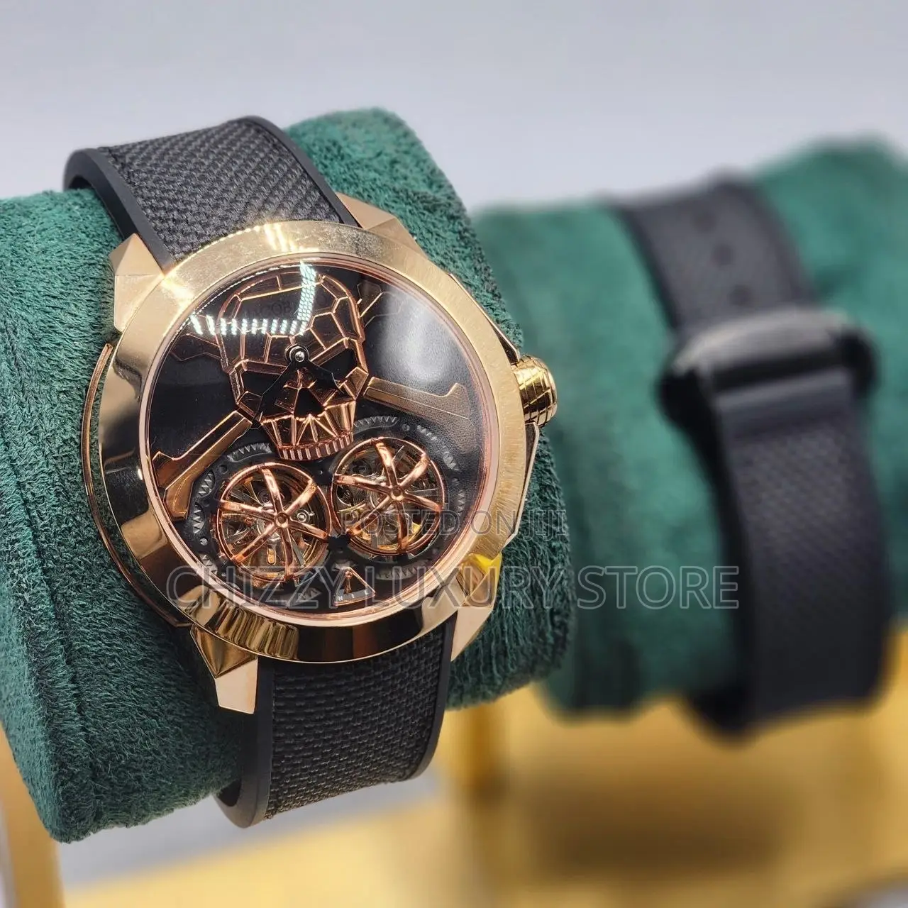Jacob Co Quality Luxury Men Automatic Engine Wristwatch