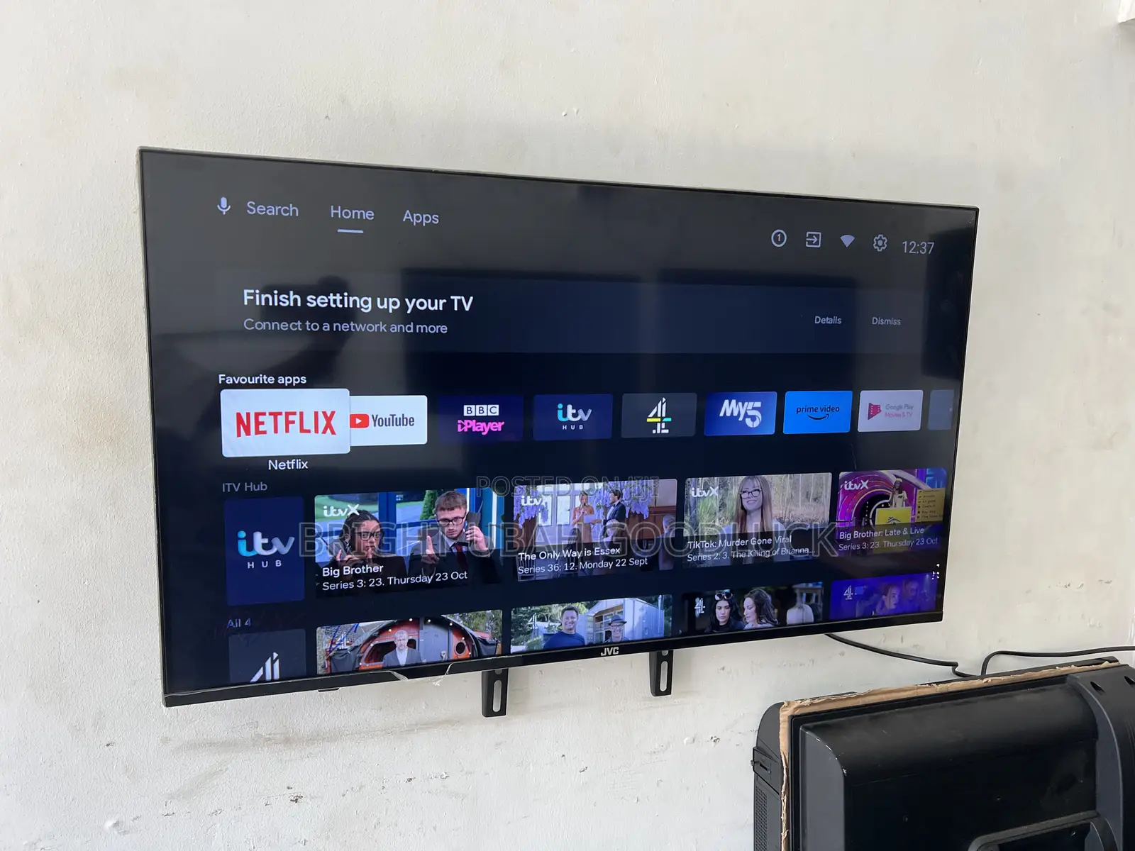 Jvc 40 Inches Android Tv Bluetooth Free Netflix Acct Google Playstore