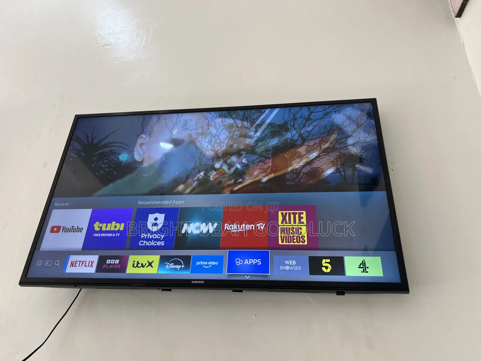 Samsung 43 Inches Full Smart Tv 4k Altra Tv With Free Netflix Acct Blu