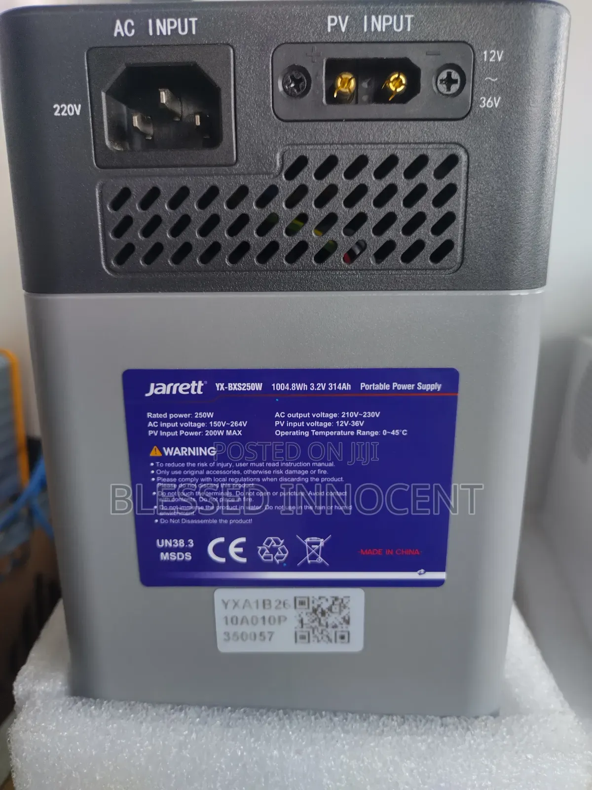 Jarrett 1200w Portable Power Station – 960wh Solar Generator