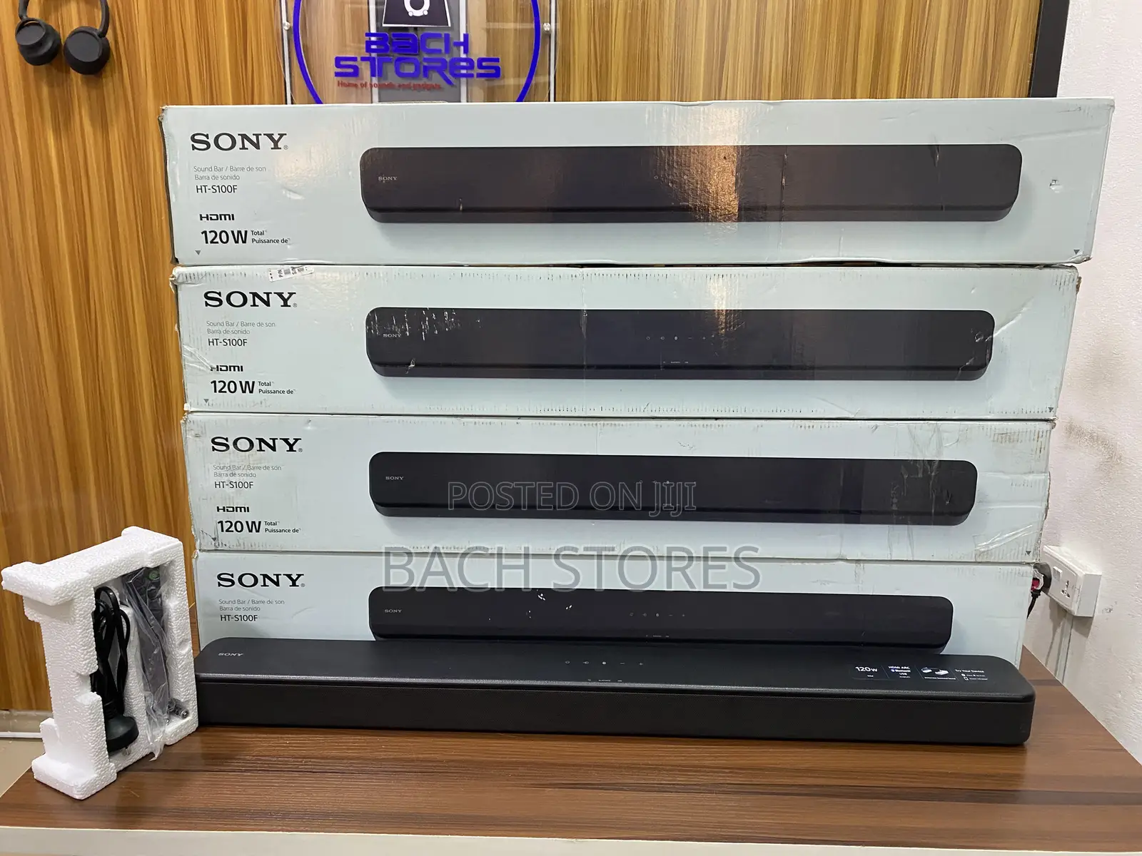 Sony Ht-S100f Single Soundbar With Inbuilt Subwoofer