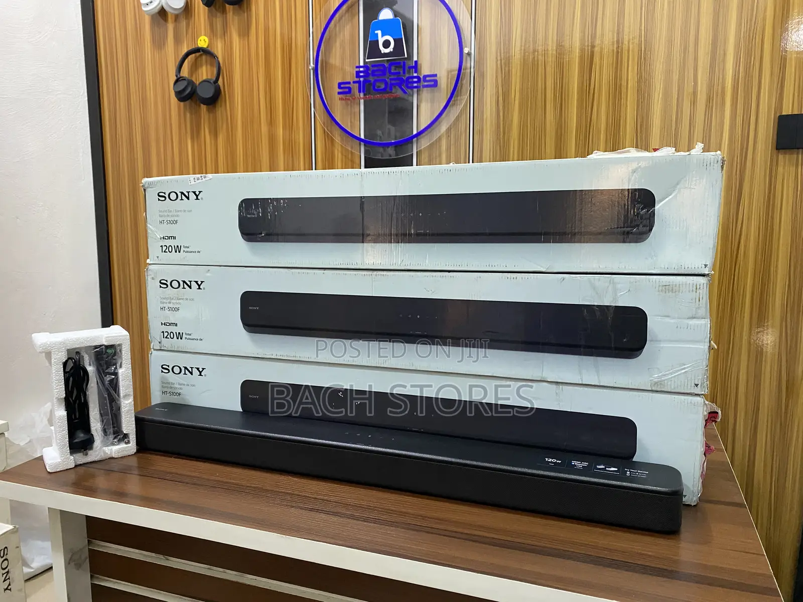 Sony Ht-S100f Single Soundbar With Inbuilt Subwoofer