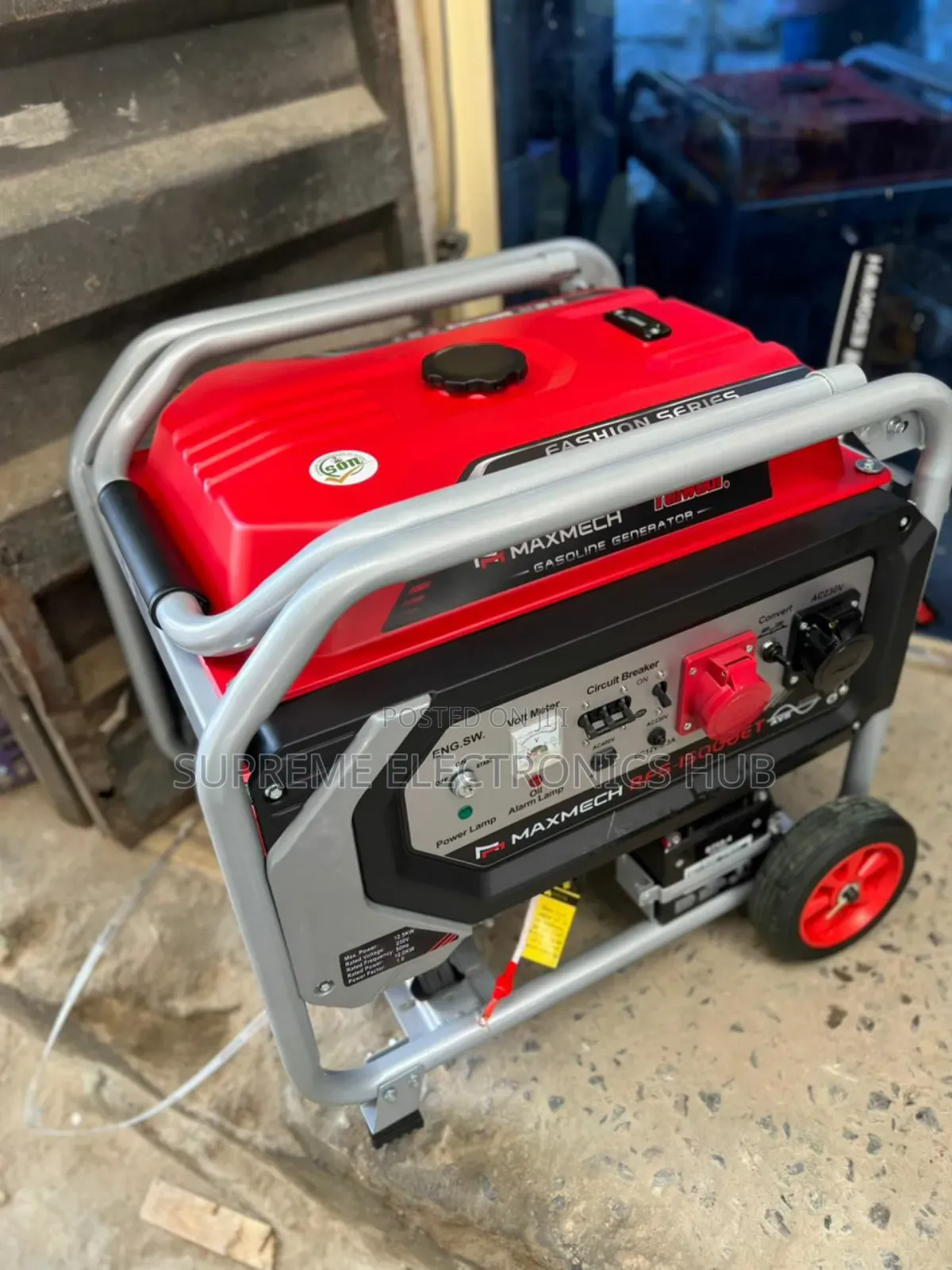 12/12.5kva Capacity Maxmech Rfs15000et Generator [With Three Phase]