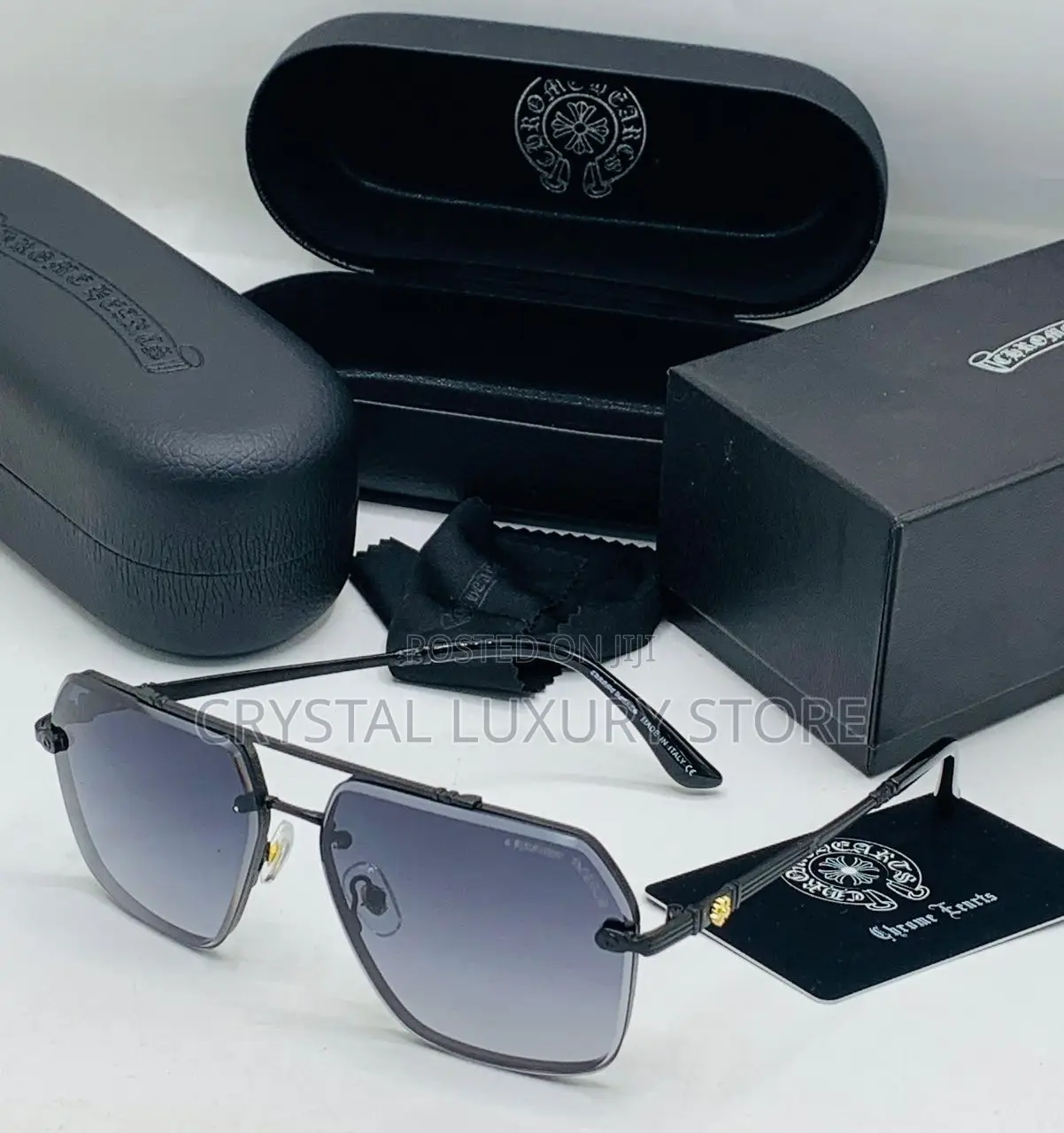 Chrome Hearts Quality Luxury Men Sunglasses