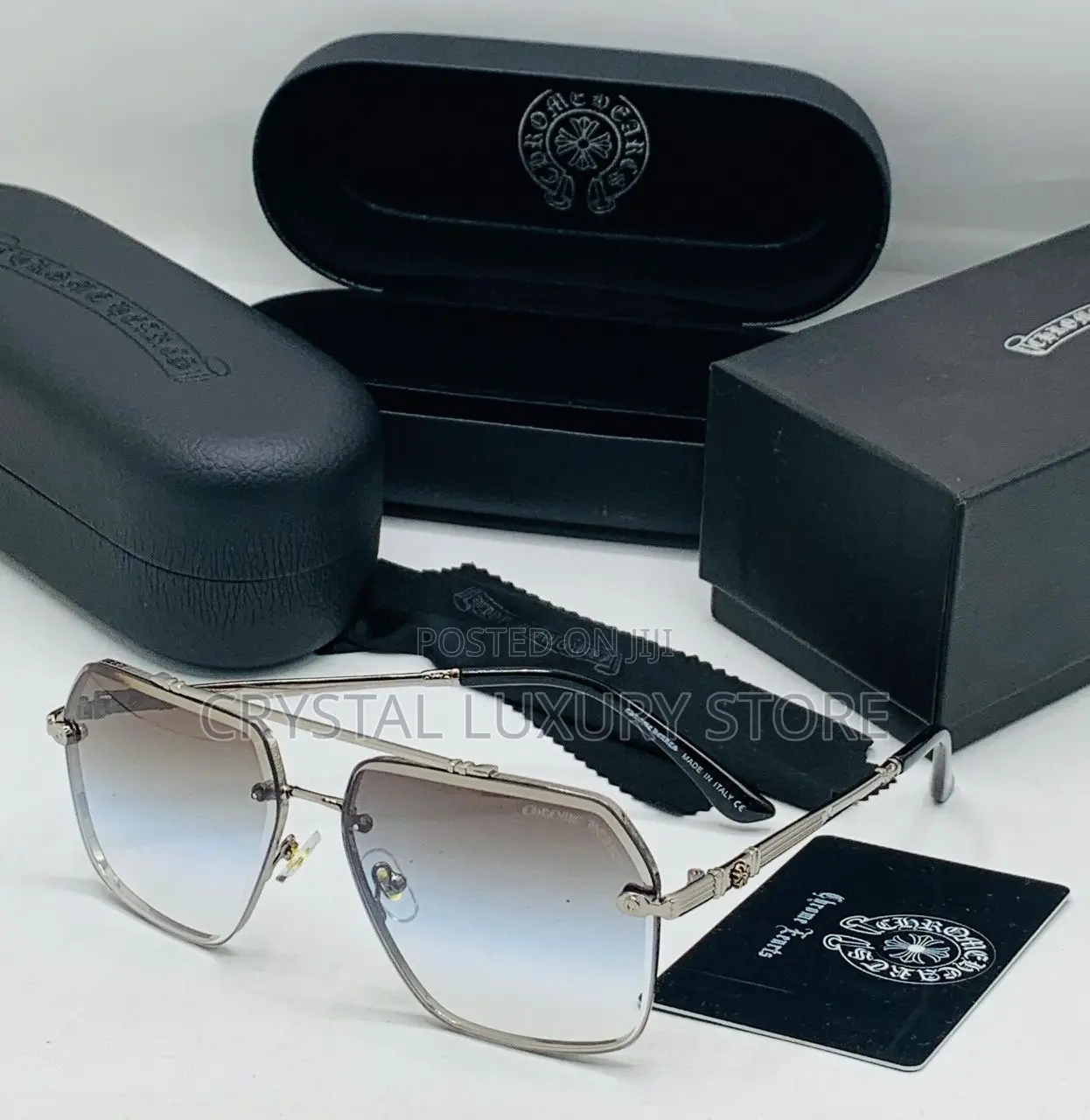 Chrome Hearts Quality Luxury Men Sunglasses