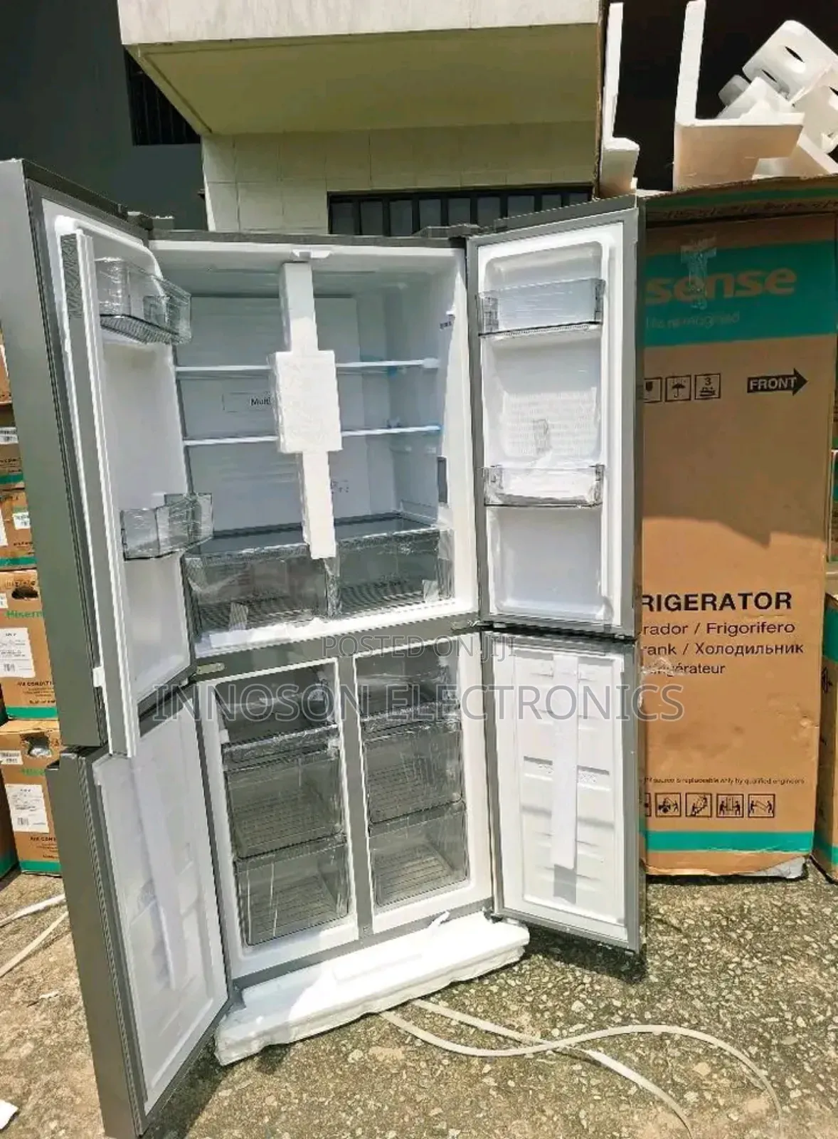 Hisense Inverter 4doors Fridge 394liters