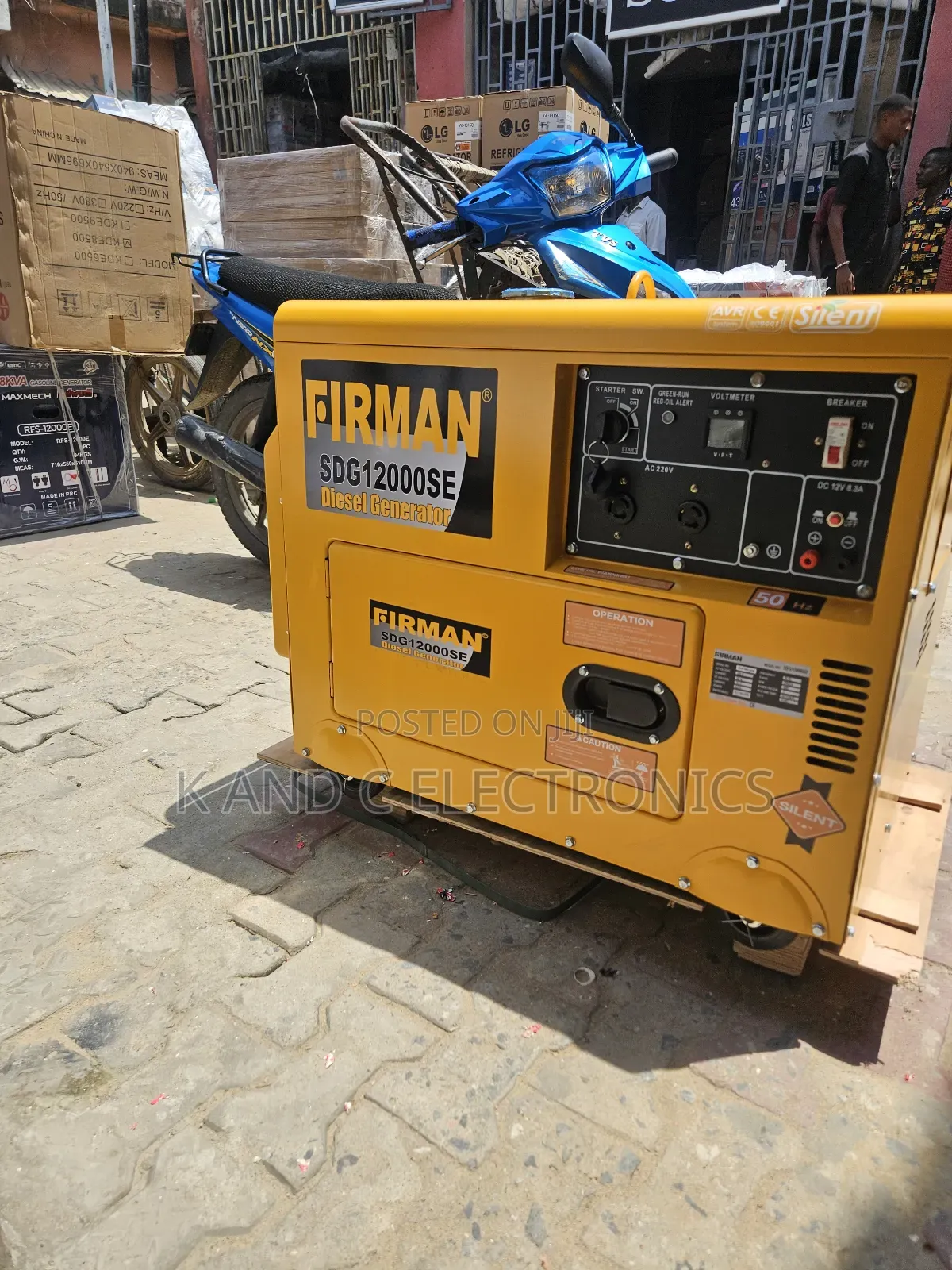 10kva Firman Diesel Soundproof Generator Available