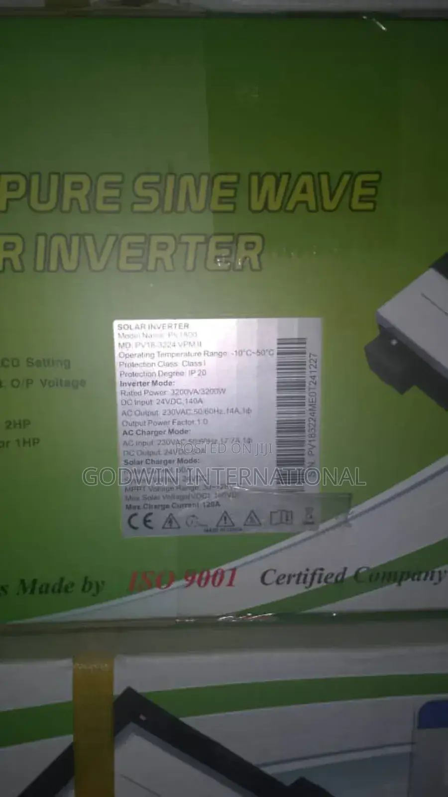 Must Solar Inverter 24v 3kva