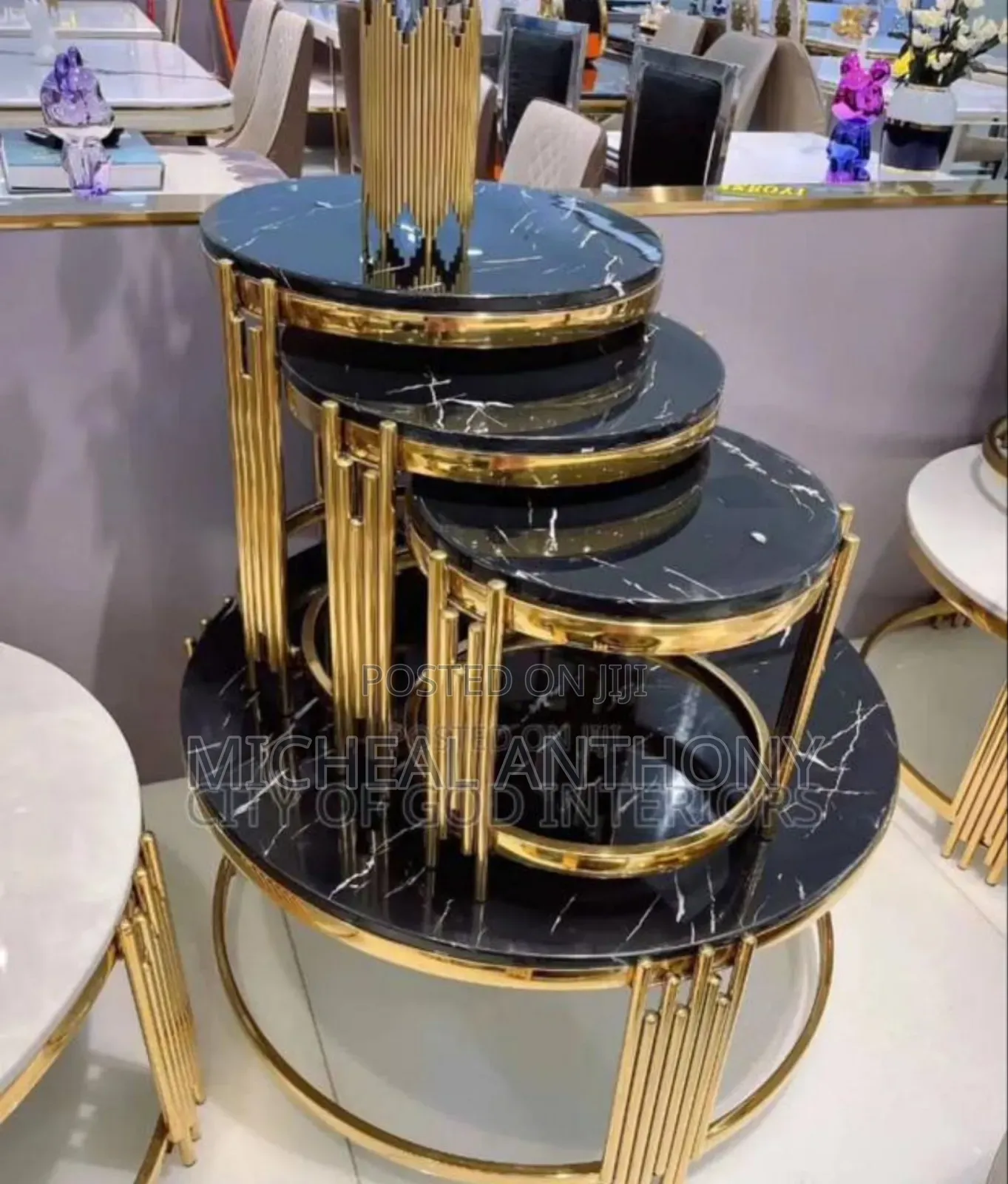 Promo Promo Three In One Center Table At Cheap Rate Three Side Stools