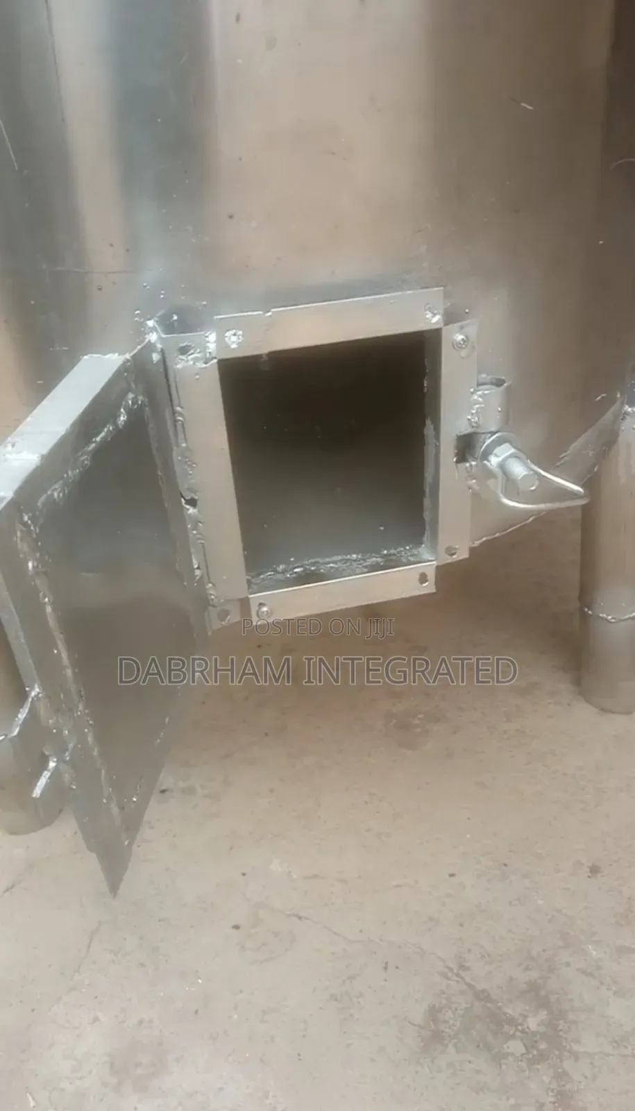 100 Lit Stainless Mixer /Boiler With Gas Burner And 3hp Motor
