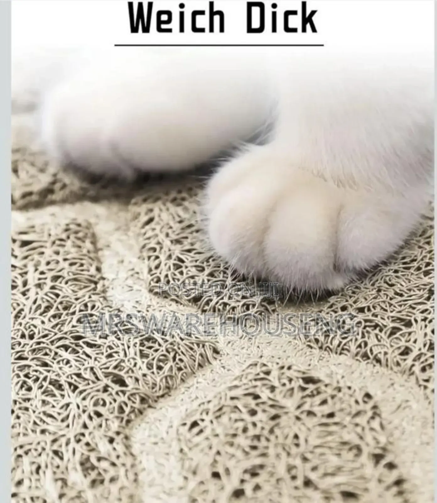 Yimobra Cat Litter Mat, 24×20inches, Beige