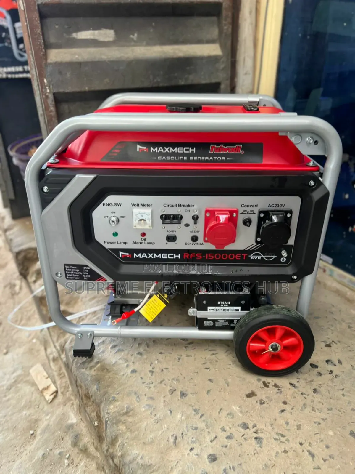 12/12.5kva Capacity Maxmech Rfs15000et Generator [With Three Phase]