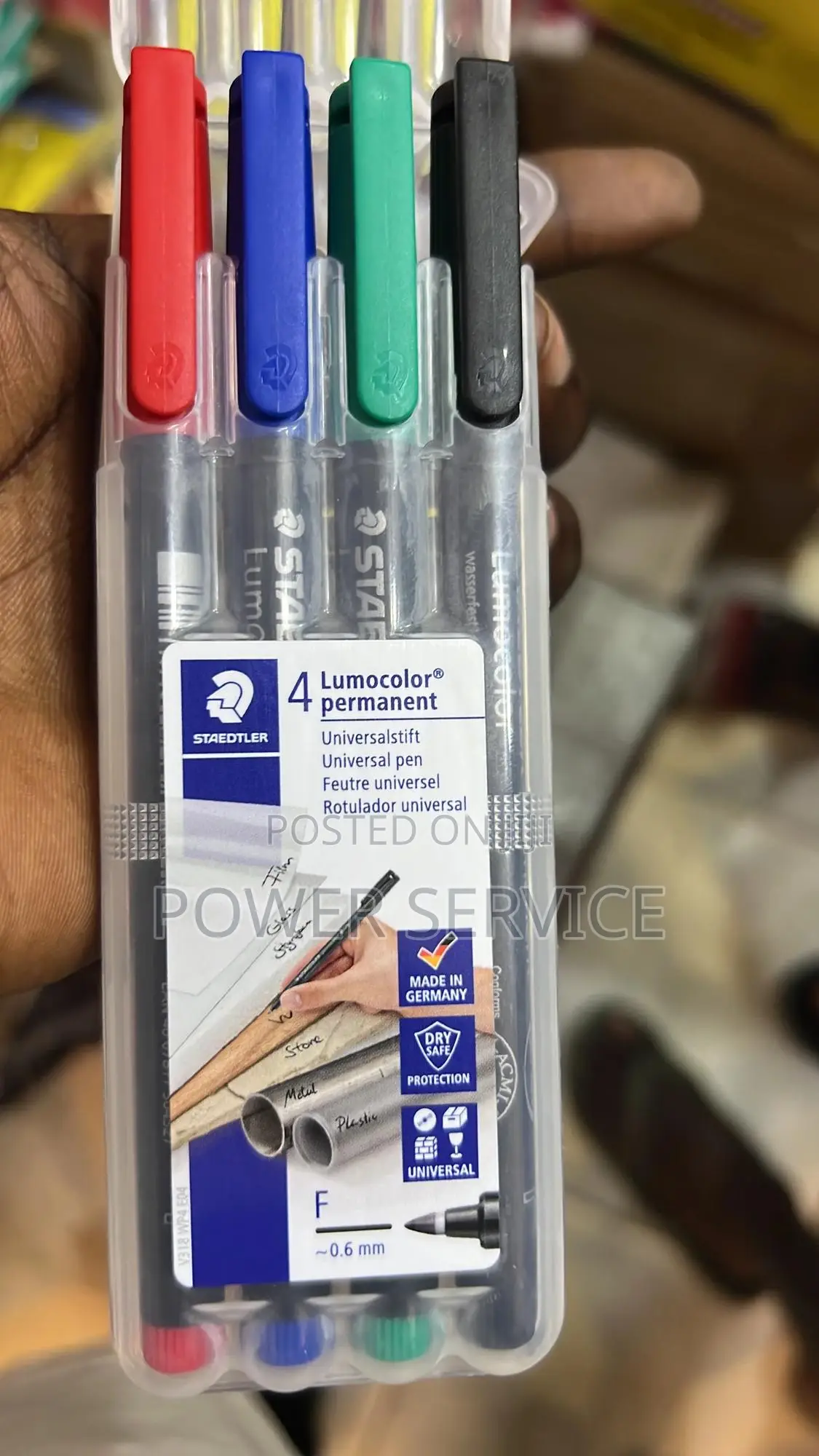 4 Lumocolor Permanent Marker Pen Fine Point Universal Pens Paint Be