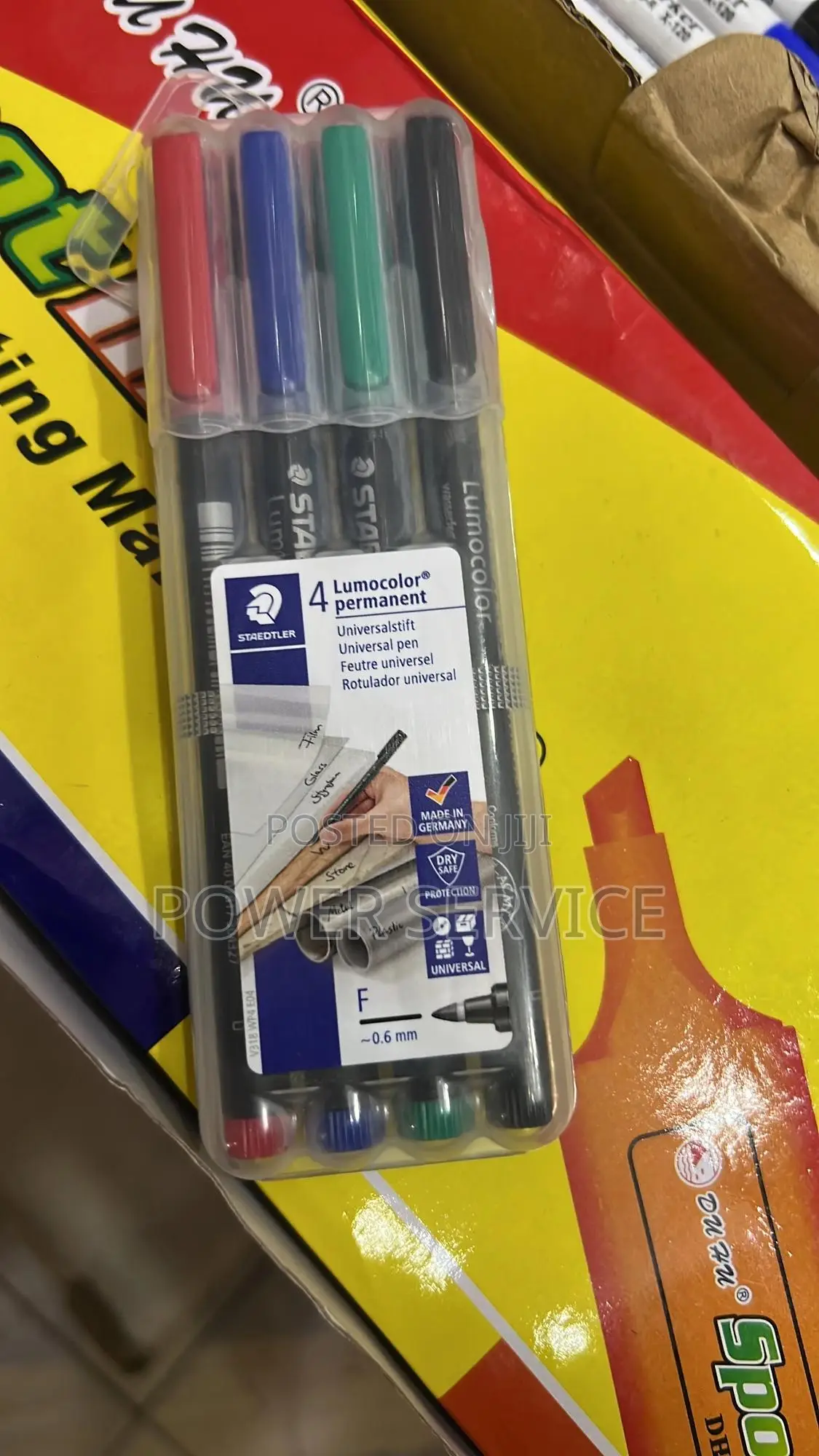 4 Lumocolor Permanent Marker Pen Fine Point Universal Pens Paint Be