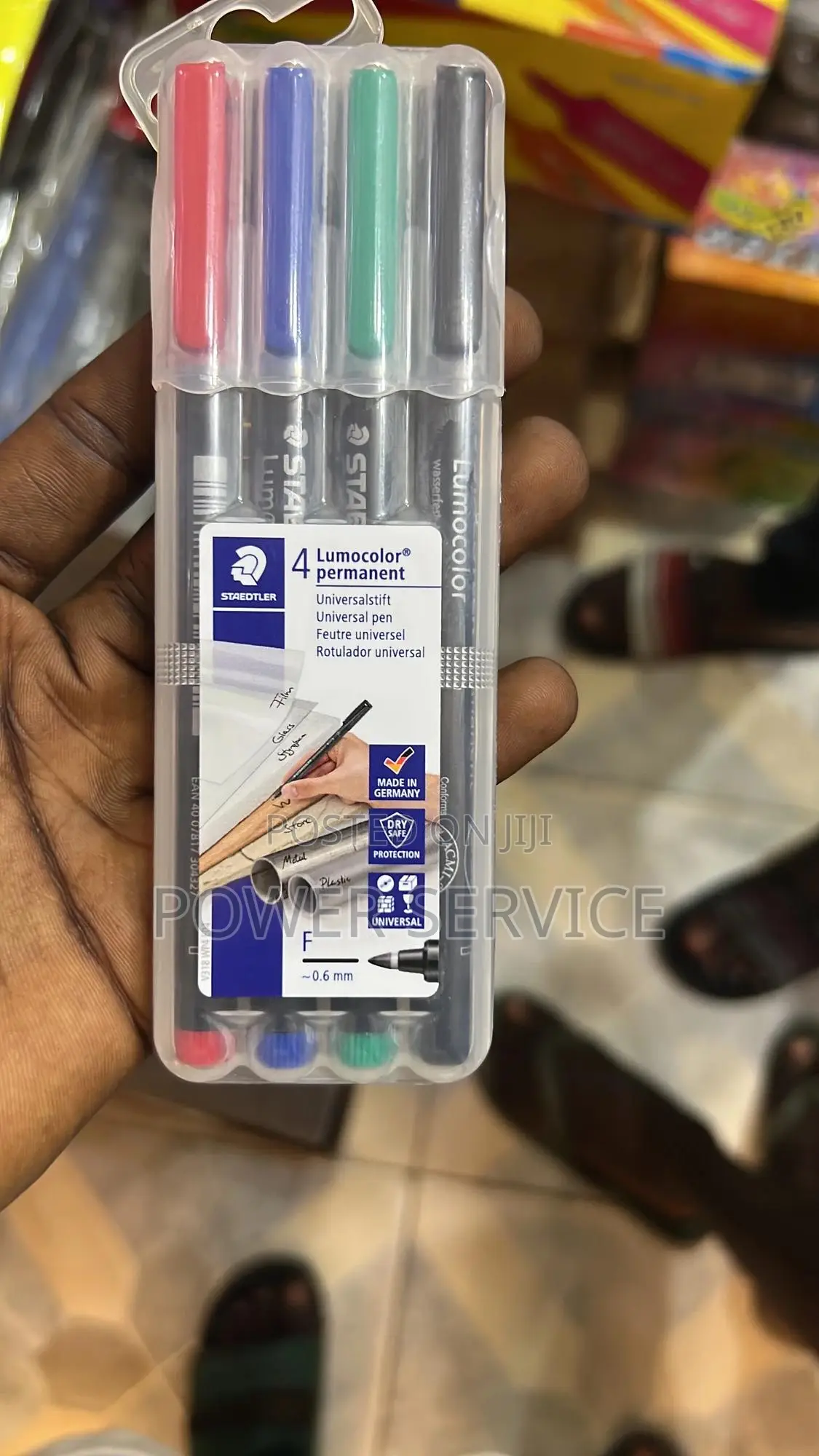 4 Lumocolor Permanent Marker Pen Fine Point Universal Pens Paint Be