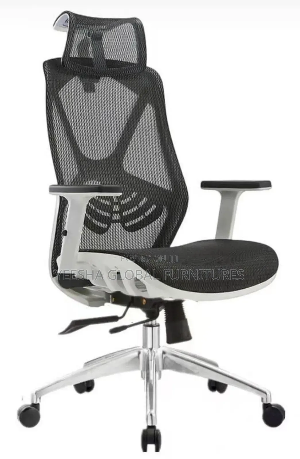 Executive Mesh Office Managers Chair White