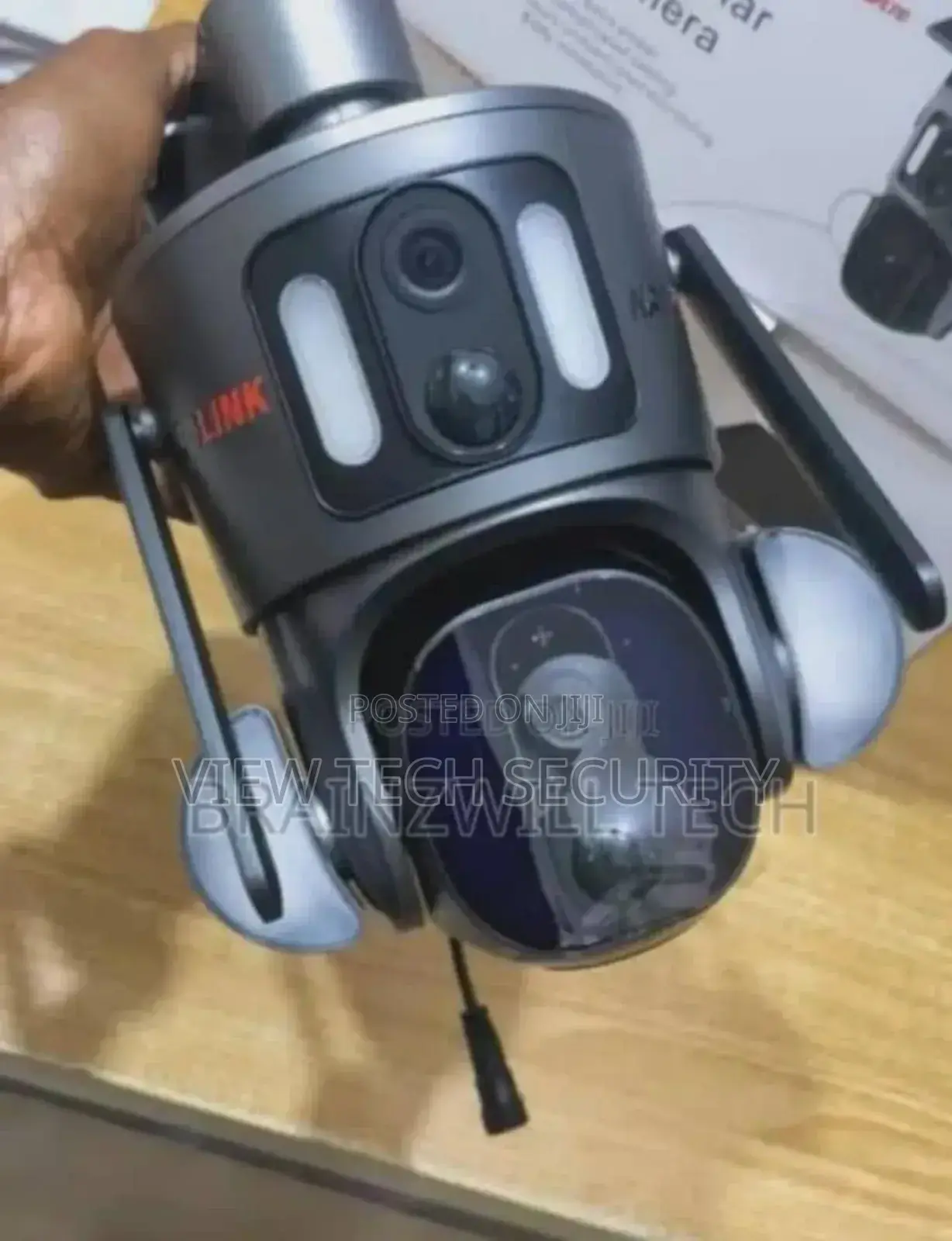 Dual Lens CCTV Solar Camera