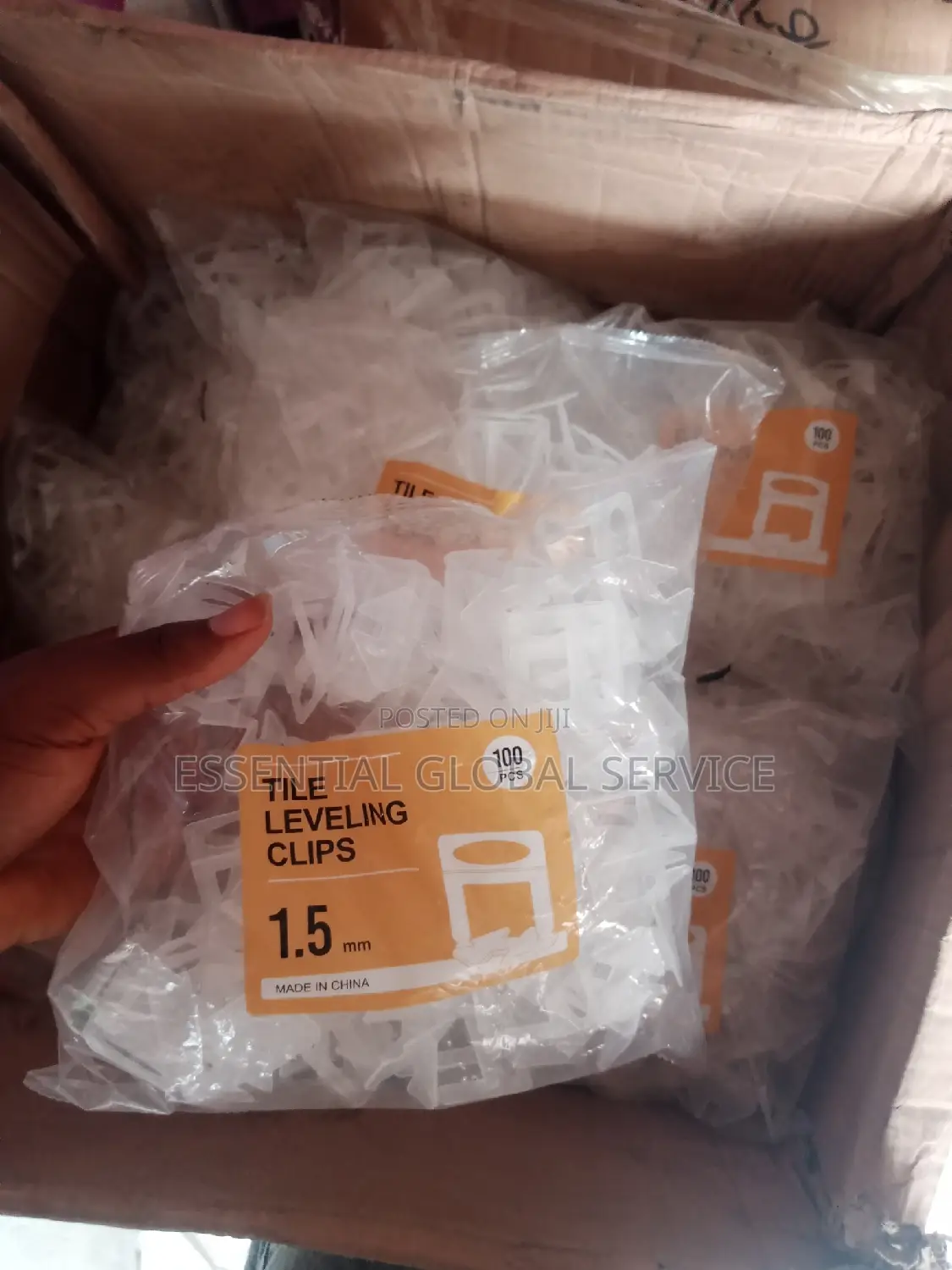 Tile Leveling Spacer and Clip