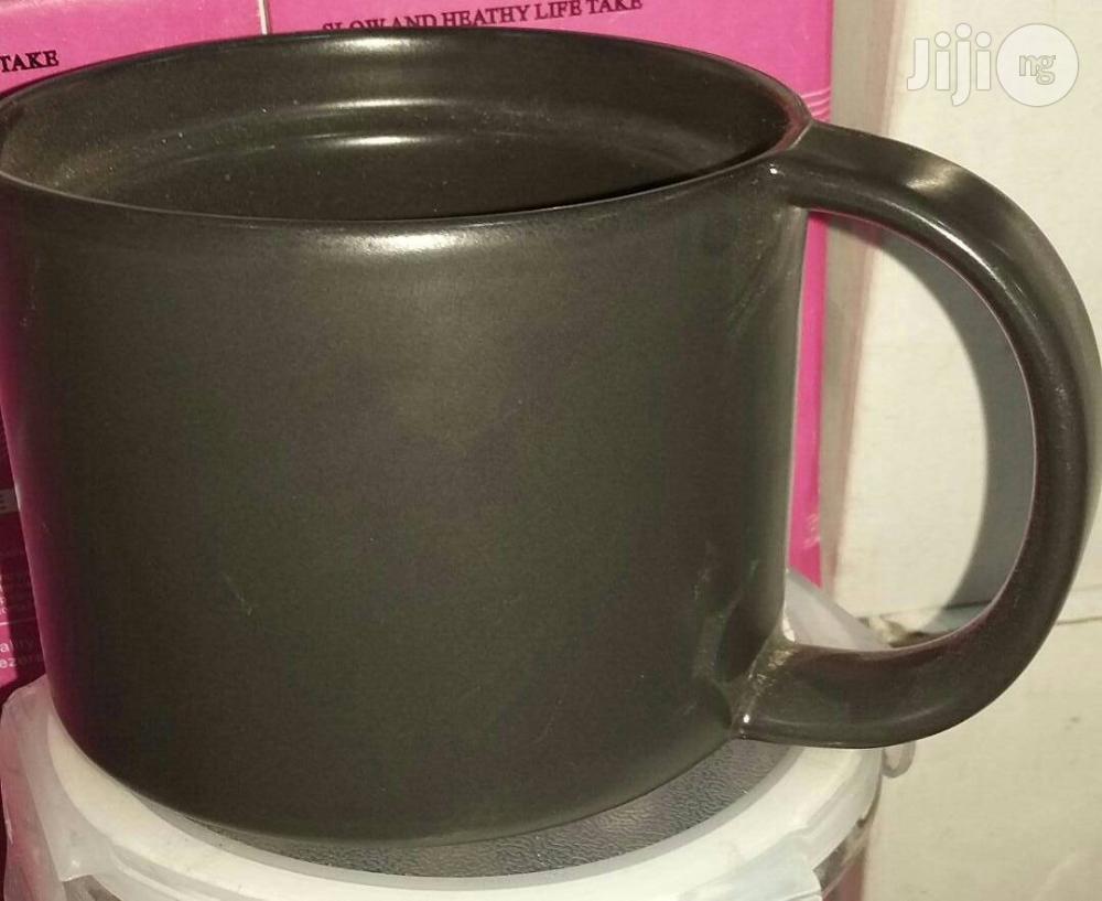 Breakable Black Mug